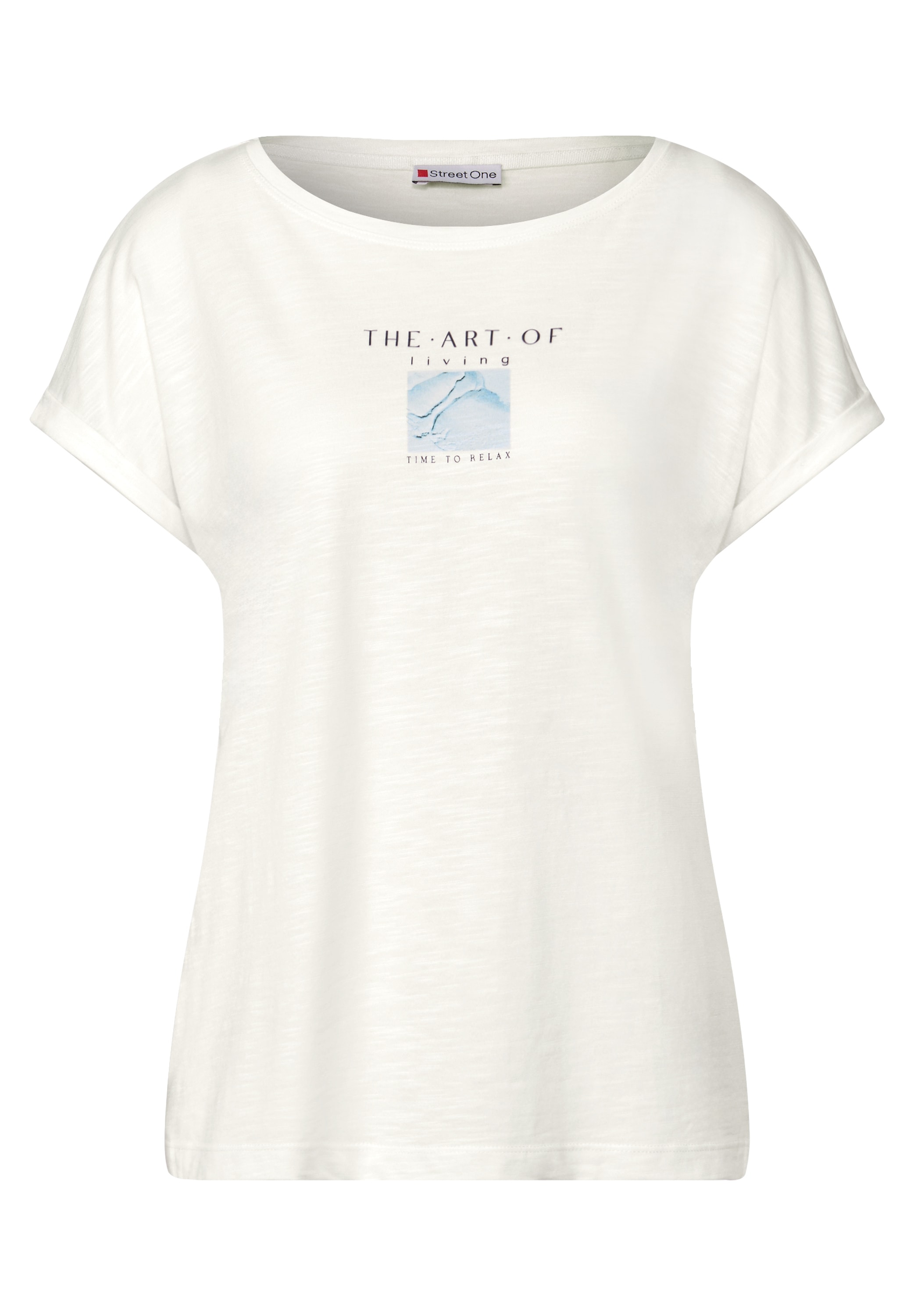 STREET ONE Shirttop, mit Frontprint und Wording Artwork