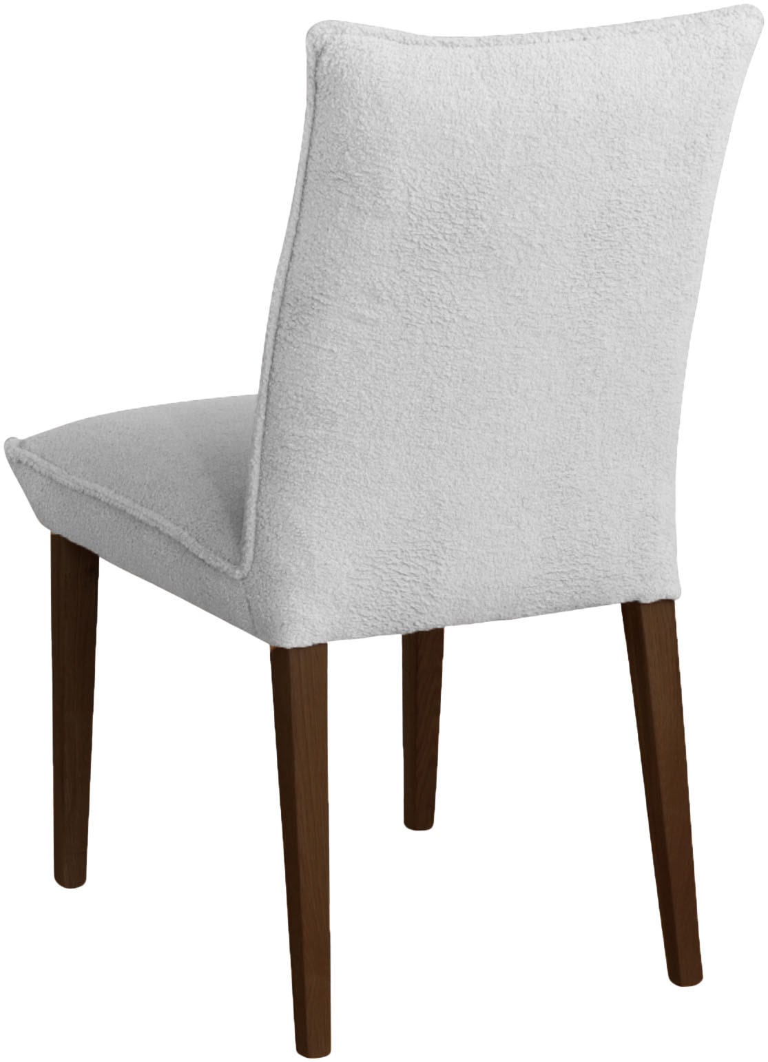 Home affaire 4-Fussstuhl »Atena«, (Set), Luxus-Microfaser Teddyoptik, Gestell aus Massivholz Buche, Bezug Teddyoptik