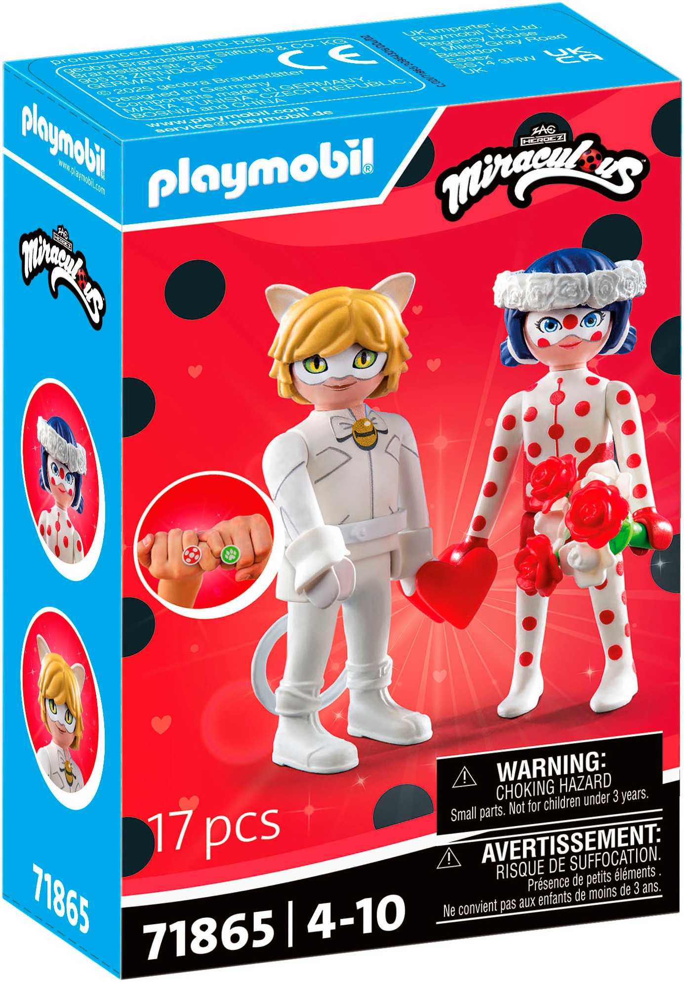 Playmobil Wunderbar - Miraculous Ladybug & Cat Noir Dream Wedding - 71865