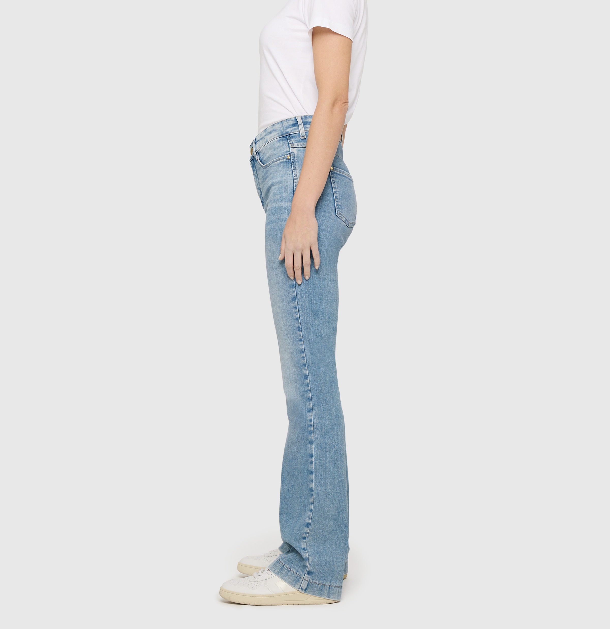 MAC Bootcut-Jeans »Dream-Boot« Gerade geschnitten mit leicht ausgestelltem Bein