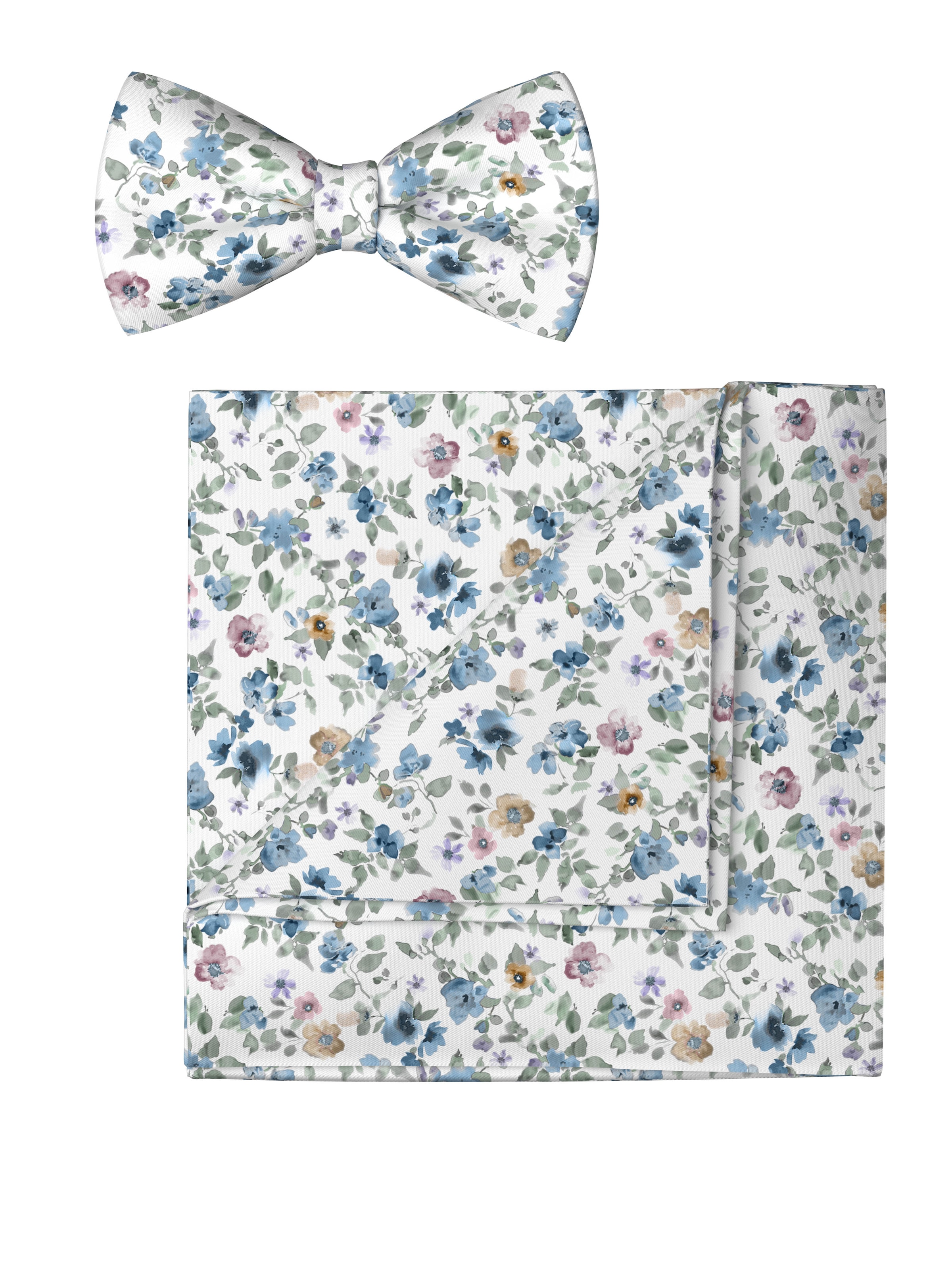 OLYMP Nœud papillon Fliege/Einstecktuch Set