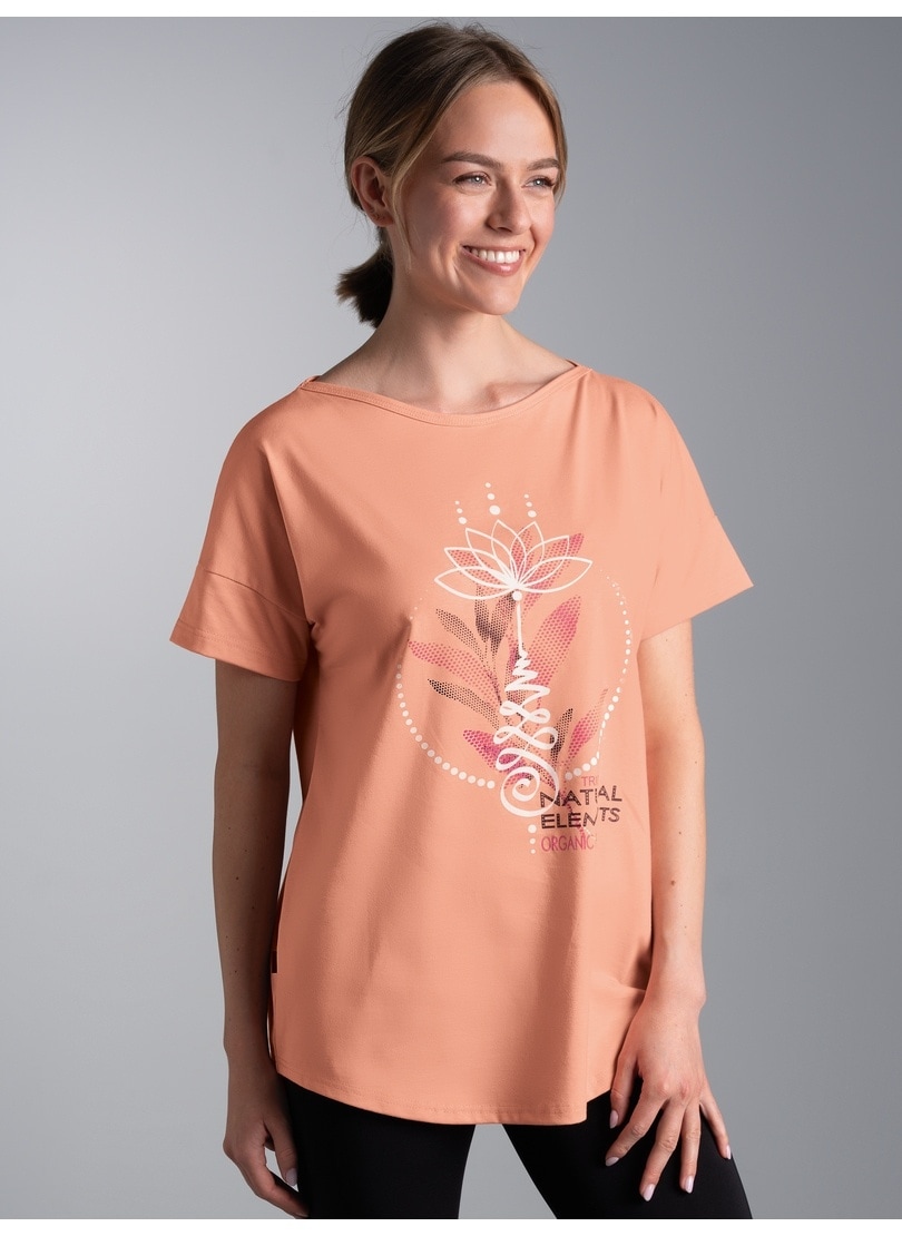 Image of Trigema T-Shirt "TRIGEMA T-Shirt mit Printmotiv "Natural Elements"" 1