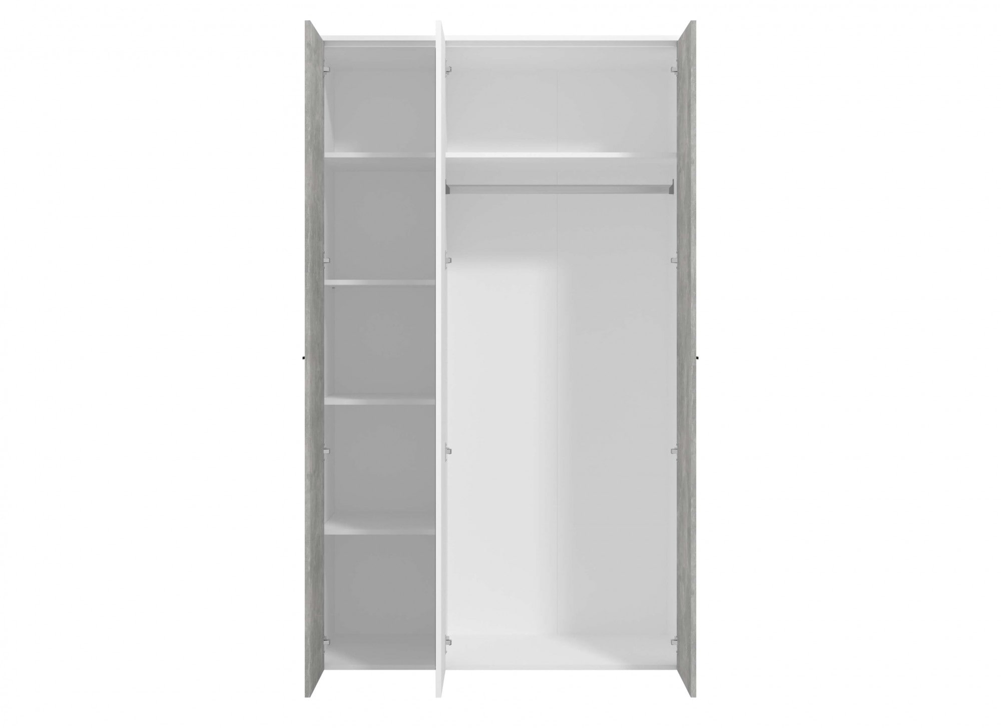 INOSIGN Armoires à vêtements »Varadero, 2 moderne Farbkombinationen mit schwarzen Griffen« mit 1 Spiegeltür, in den Breiten 119 und 157cm, FSC-zertifiziert