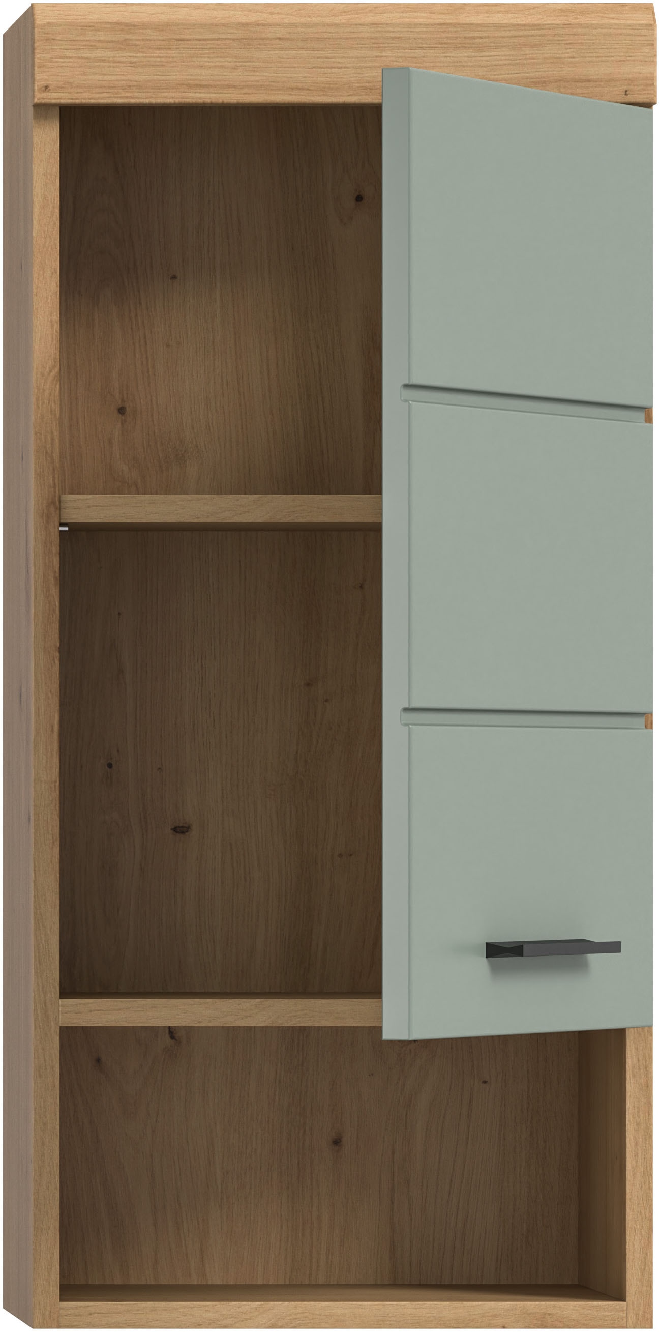 welltime Hängeschrank »SIENA, Breite 37cm, 1 Tür, 1 offenes Fächer, 1 Einlegeboden, MDF-Front« TOPSELLER!, 1 Stk. tlg. in verschiedenen Farben erhältlich, Badmöbel, Badschrank, Schrank, Bad