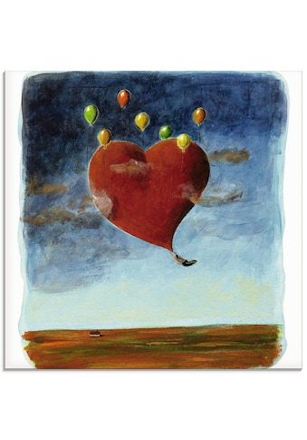 Artland Glasbild »Fliegendes Herz«, Herzen, (1 St.) kaufen