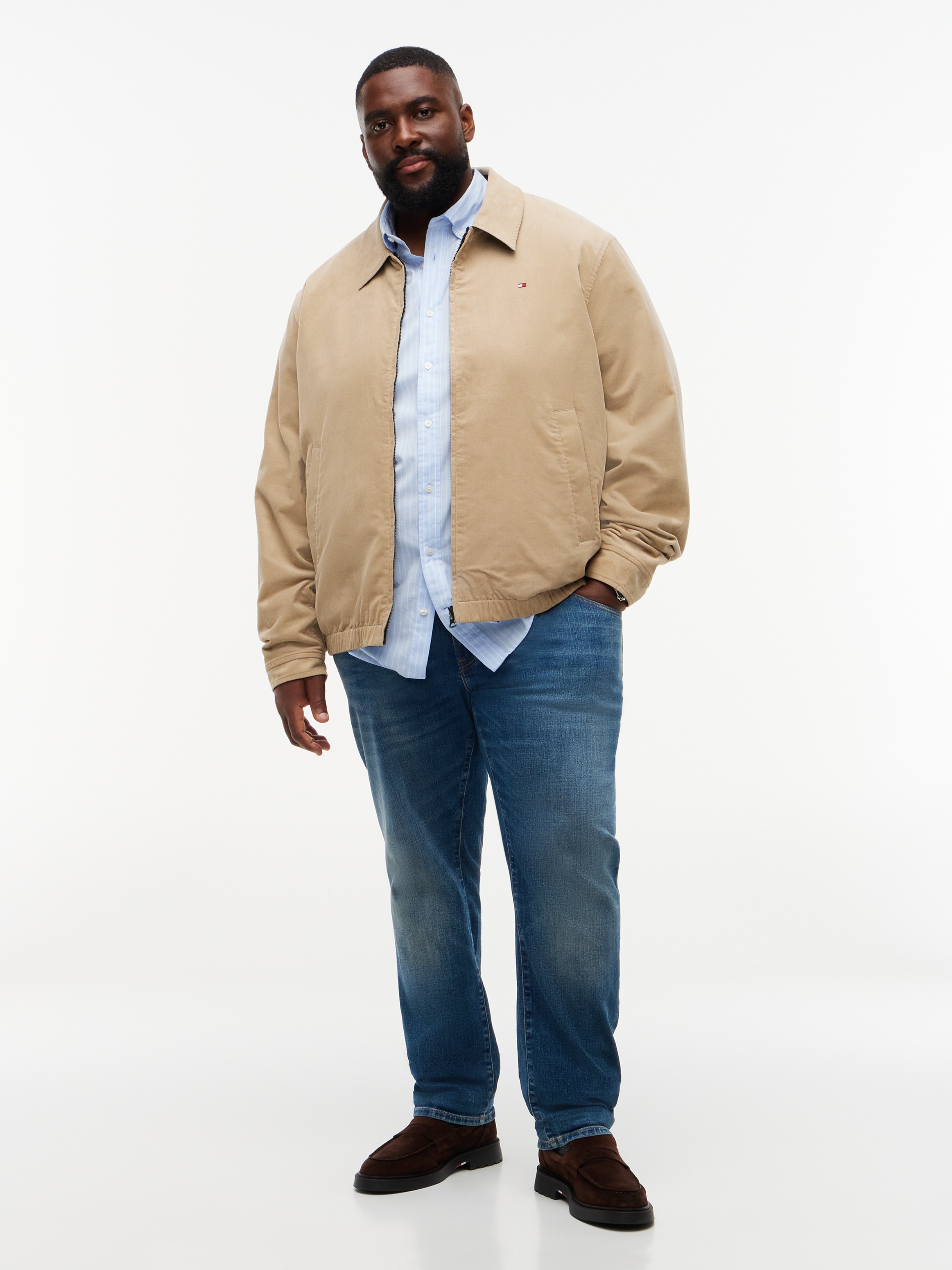 Tommy Hilfiger Big & Tall Wendejacke »BT-REVERSIBLE CORDUROY IVY« Grosse Grössen, elastischer Bund
