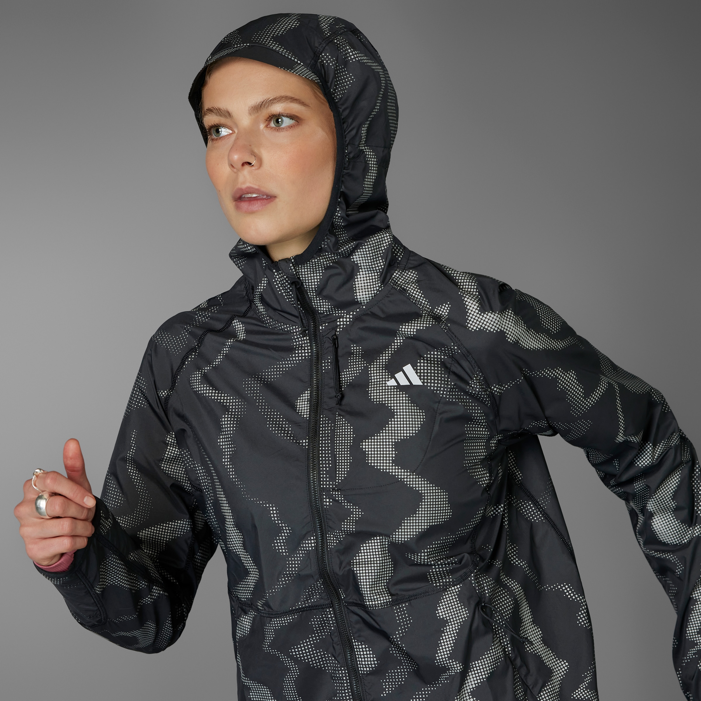 adidas Performance Laufjacke »ULT PREM JKT«, Reflektierend für Sichtbarkeit in der Dämmerung