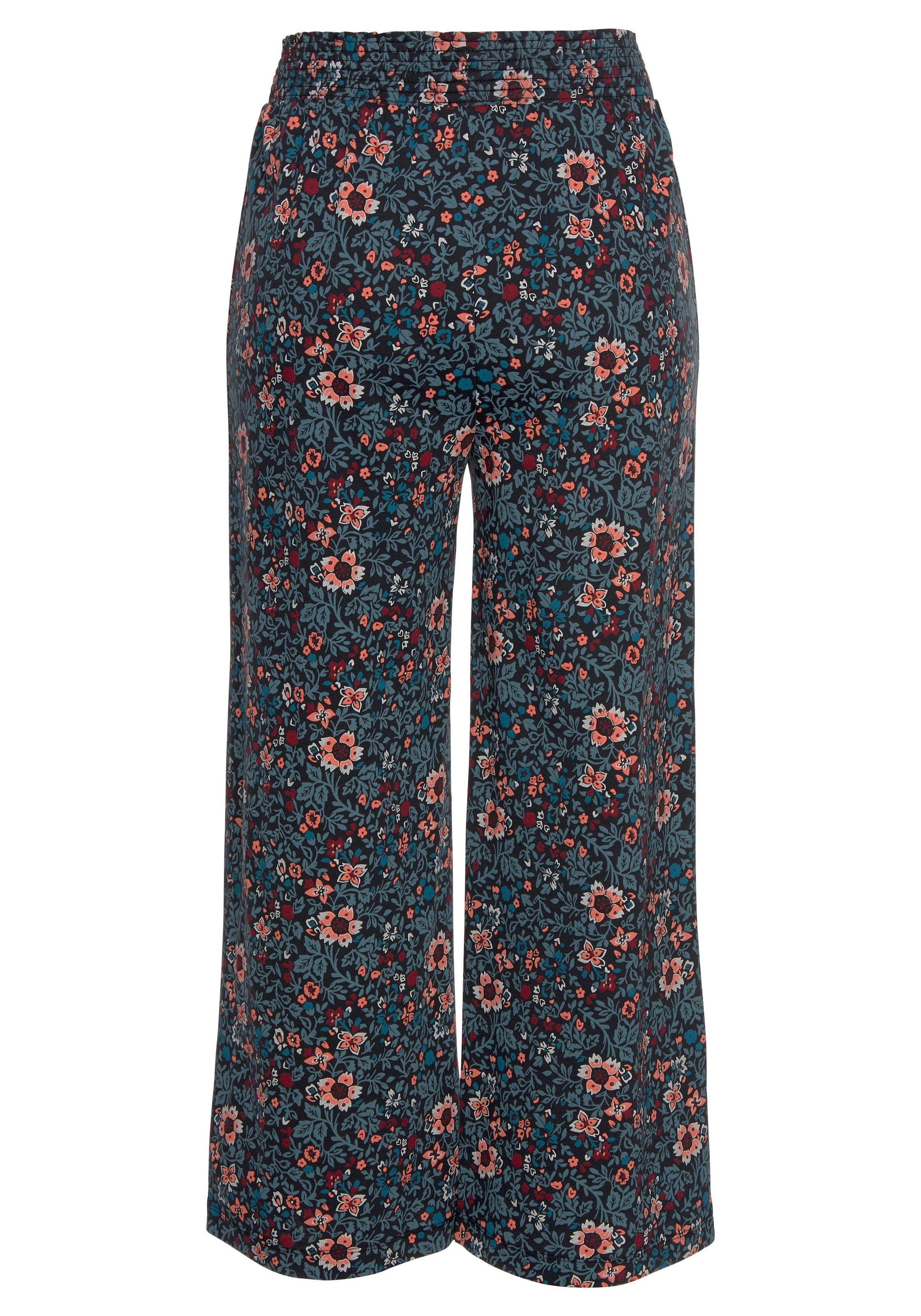 s.Oliver Pyjamahose  im Allover-Muster mit elastischem Bund