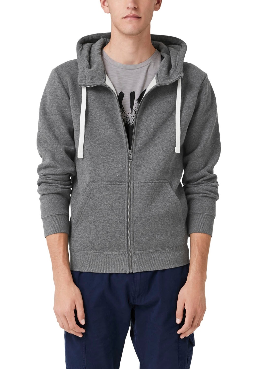 Image of Q/S by s.Oliver Kapuzensweatjacke, mit Kängurutasche bei Ackermann Versand Schweiz