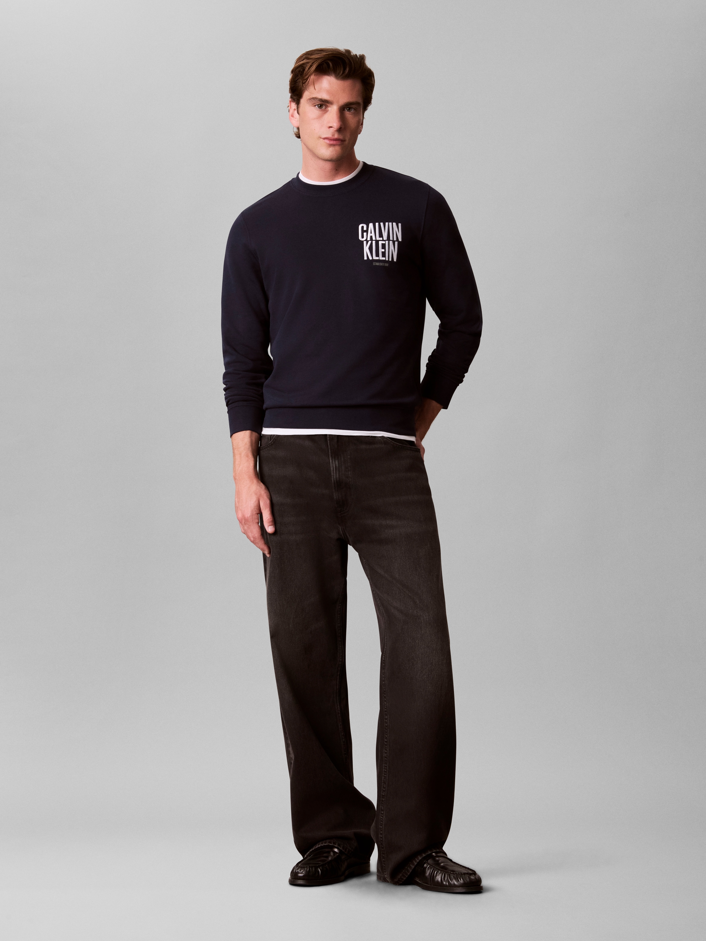 Calvin Klein Sweat-shirt »BOLD CALVIN KLEIN«, coupe régulière avec imprimé de marque
