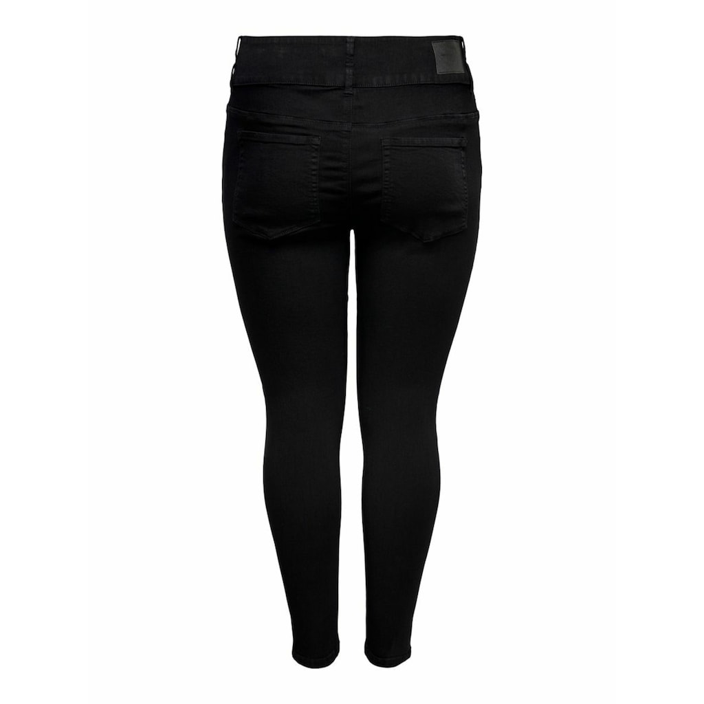 ONLY CARMAKOMA Skinny-fit-Jeans »CARANNA LIFE HW SK ANK JEANS BLACK NOOS«