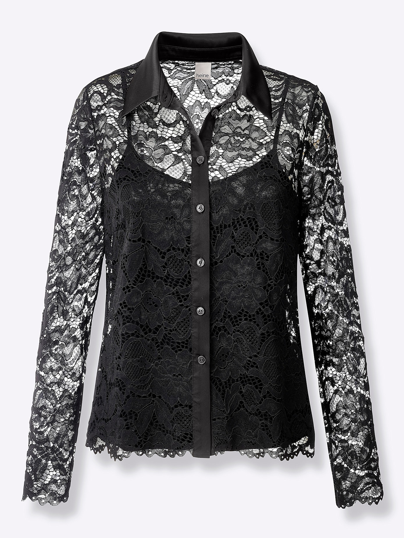 heine Blouse en dentelle