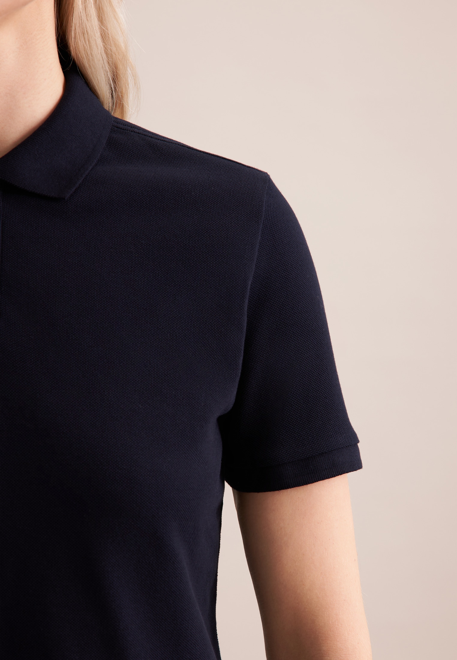 seidensticker Poloshirt »Schwarze Rose«, 1/2 Kragen Uni