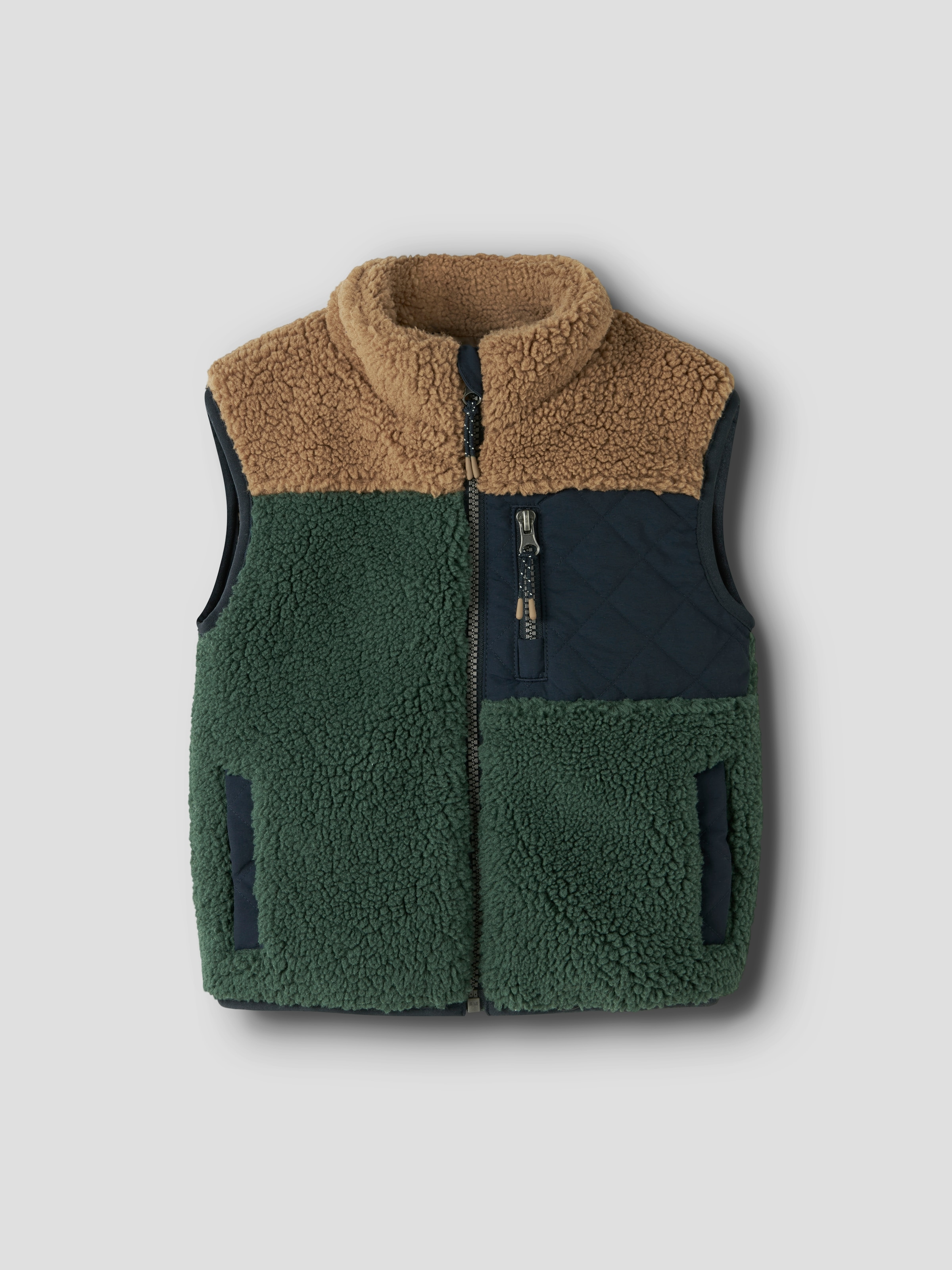 Name It Plüschweste »NMMMACEY TEDDY VEST BLOCK« Kunstfaser