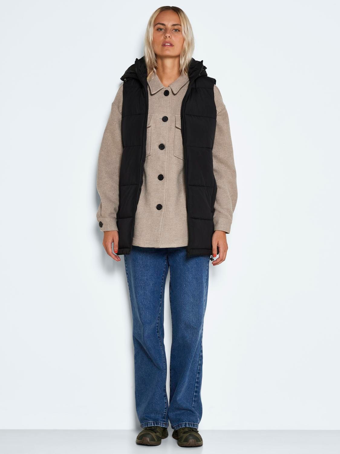 Noisy may Steppweste »NMAURORA HOOD VEST NOOS«