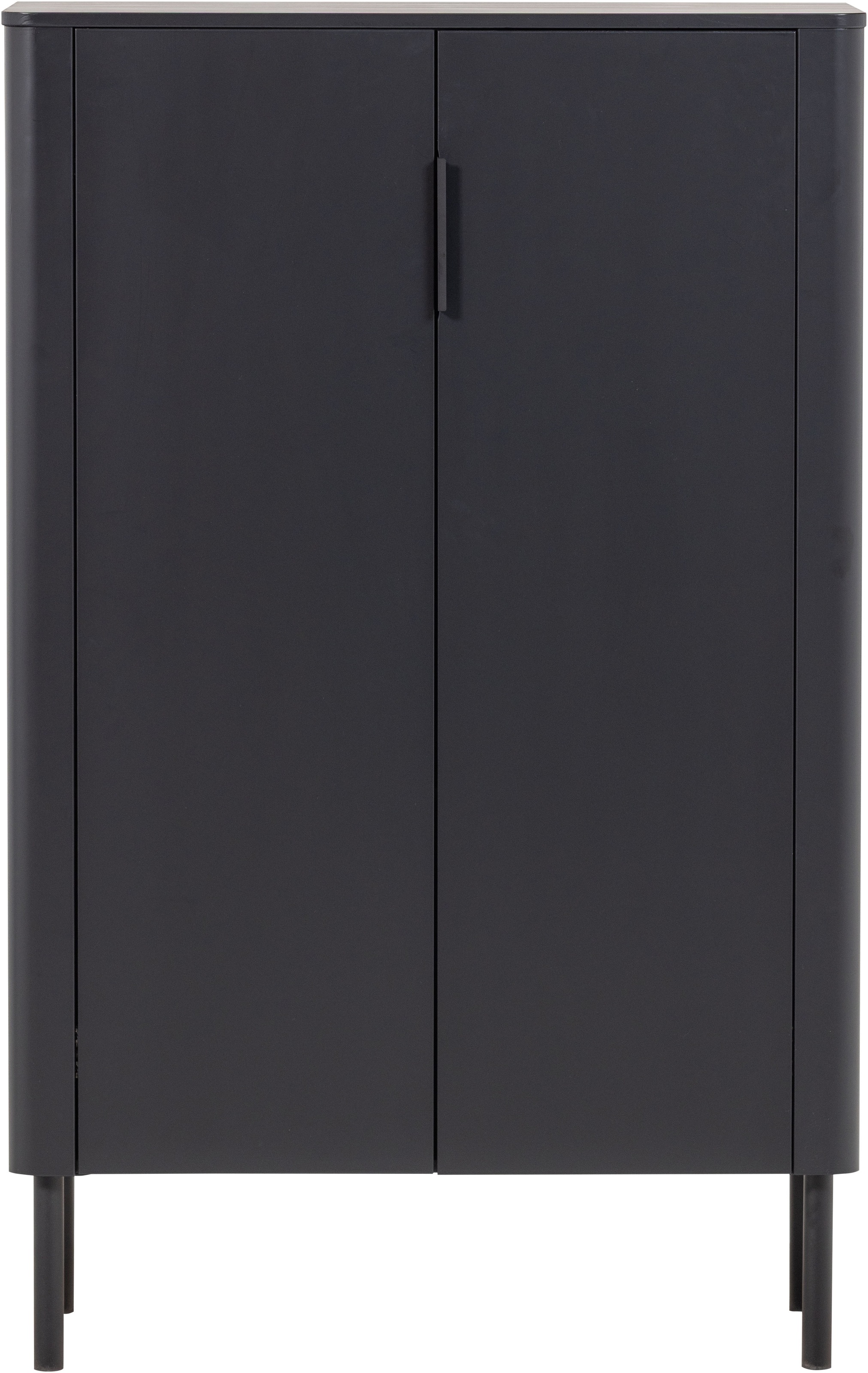 WOOOD Highboard »Gunnar FSC®-Mix Massivkiefer mit Dämpfung Funktion, 85 x 39 x 135 cm« Tragkraft 15 kg pro Boden, einfach zu montieren, sichtbare Maserung