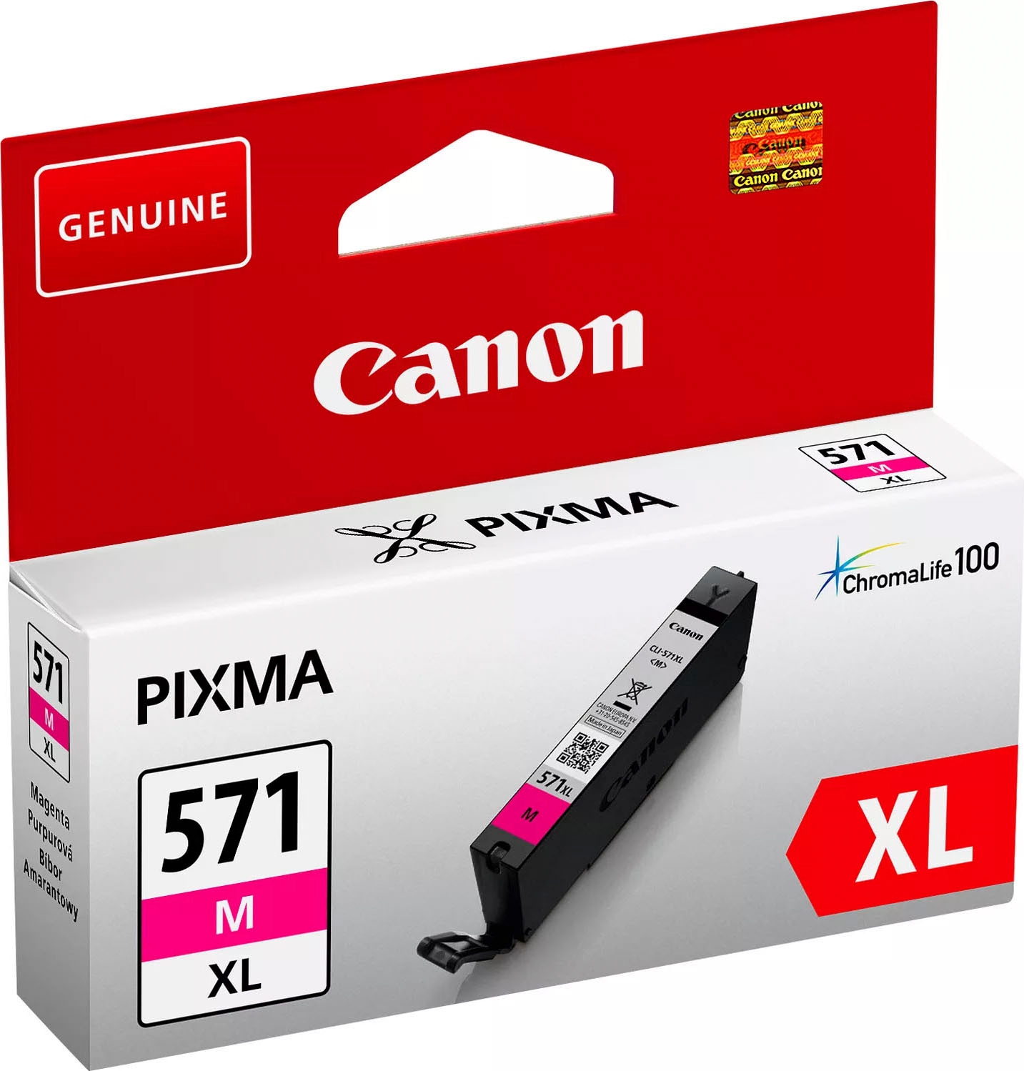 Canon Tintenpatrone »CLI-571 XL« original Druckerpatrone 571  magenta XL