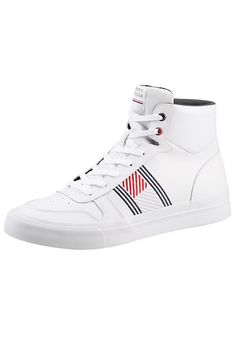 Tommy Hilfiger Sneaker »CORE CORPORATE HIGH LEATHER FLAG«, mit farbigen Details kaufen