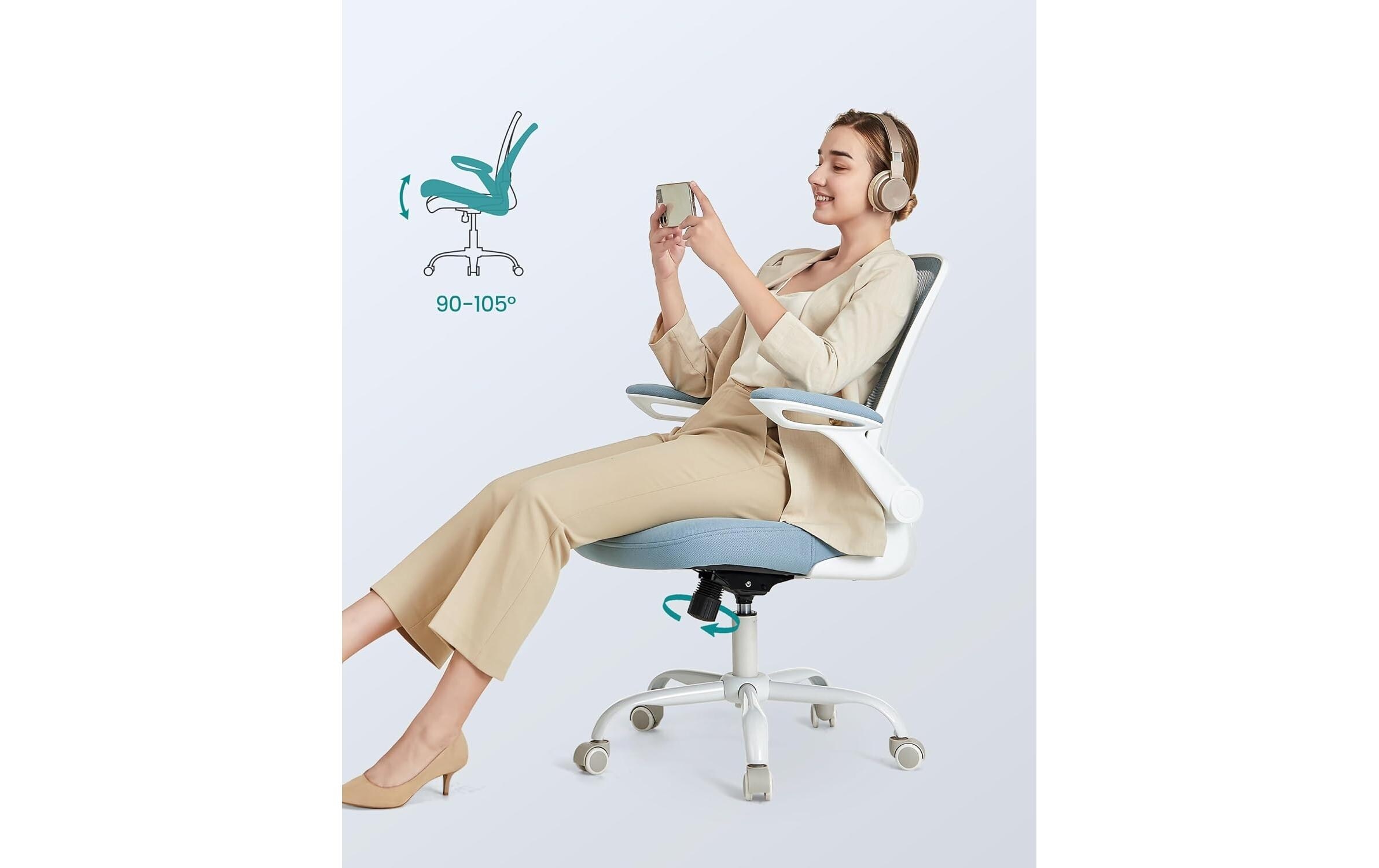 SONGMICS Bürostuhl »mit klappbaren Armlehnen« ()