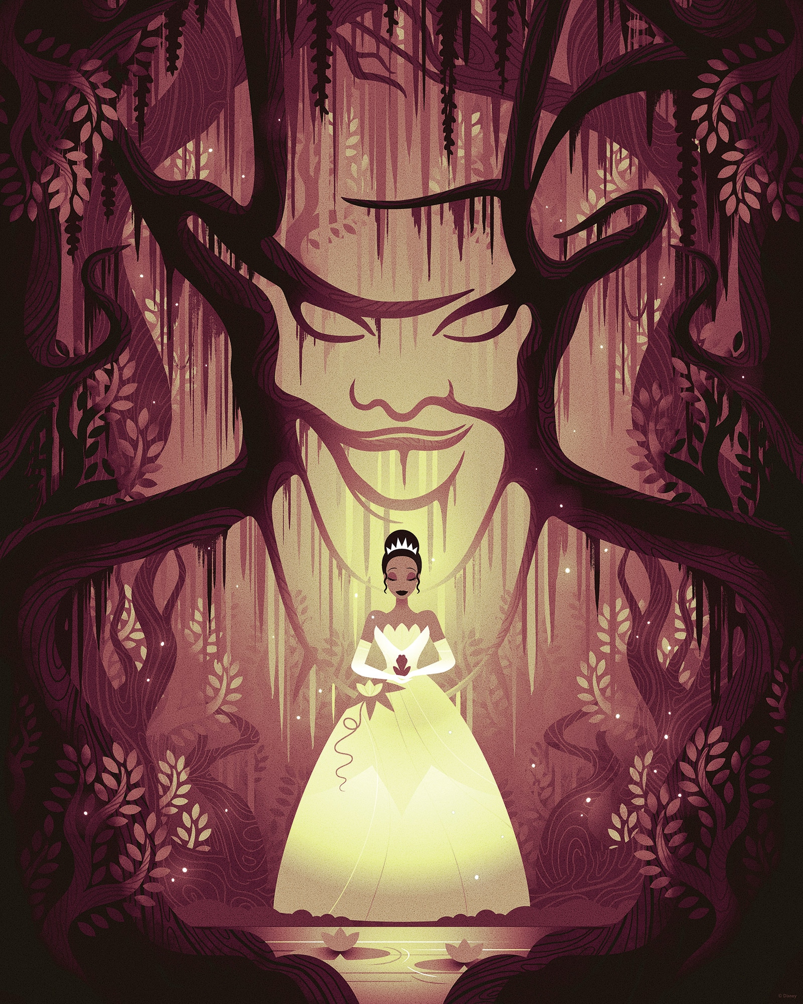 Komar Wandbild »Disney Tiana Dr. Facilier« Disney Set, 1 Stk. tlg. 40 x 50 cm (Breite x Höhe) - Kinderzimmer, Dekoration