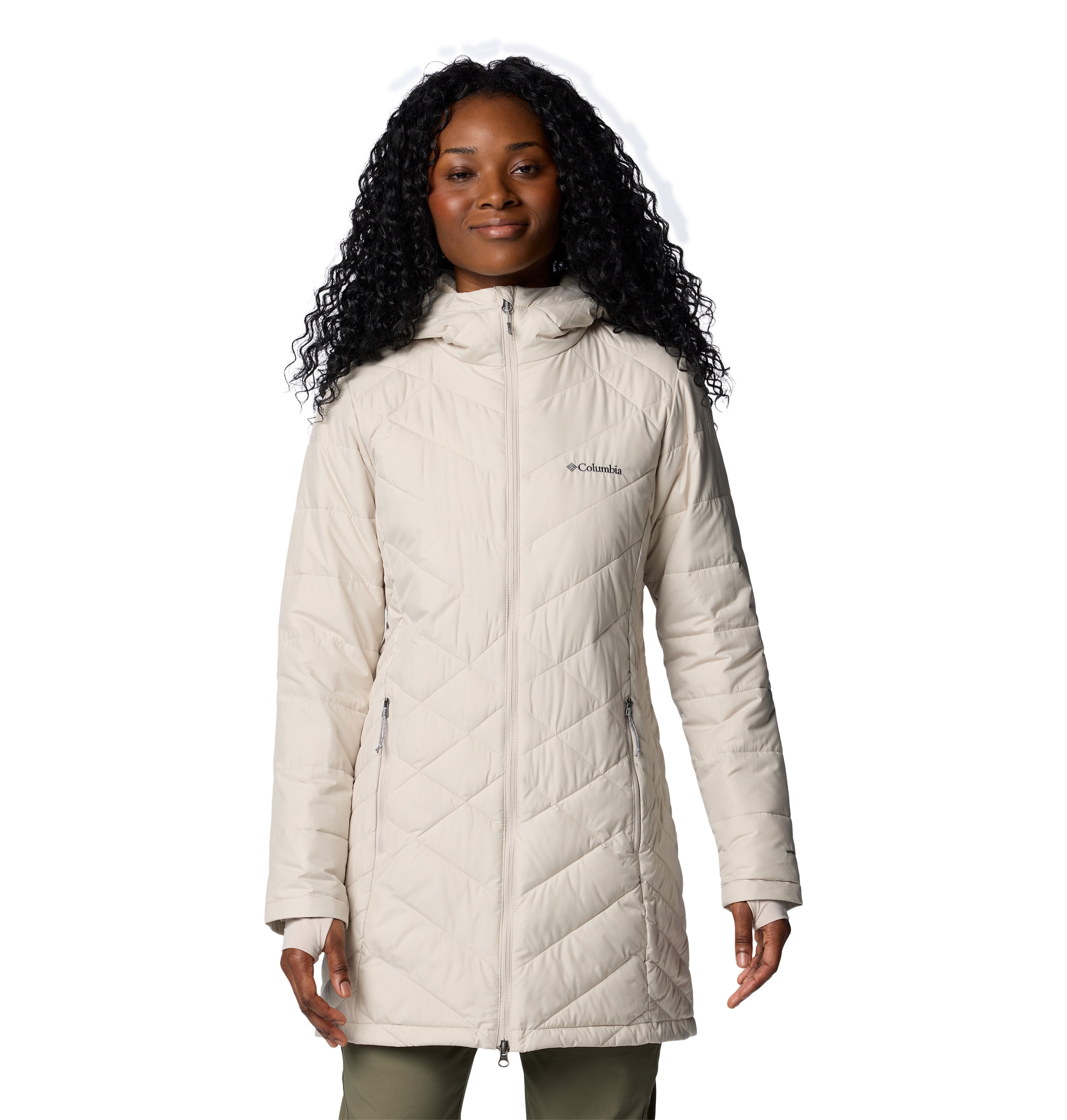 Steppjacke »Heavenly™ Long Hooded Jacket«, mit Kapuze