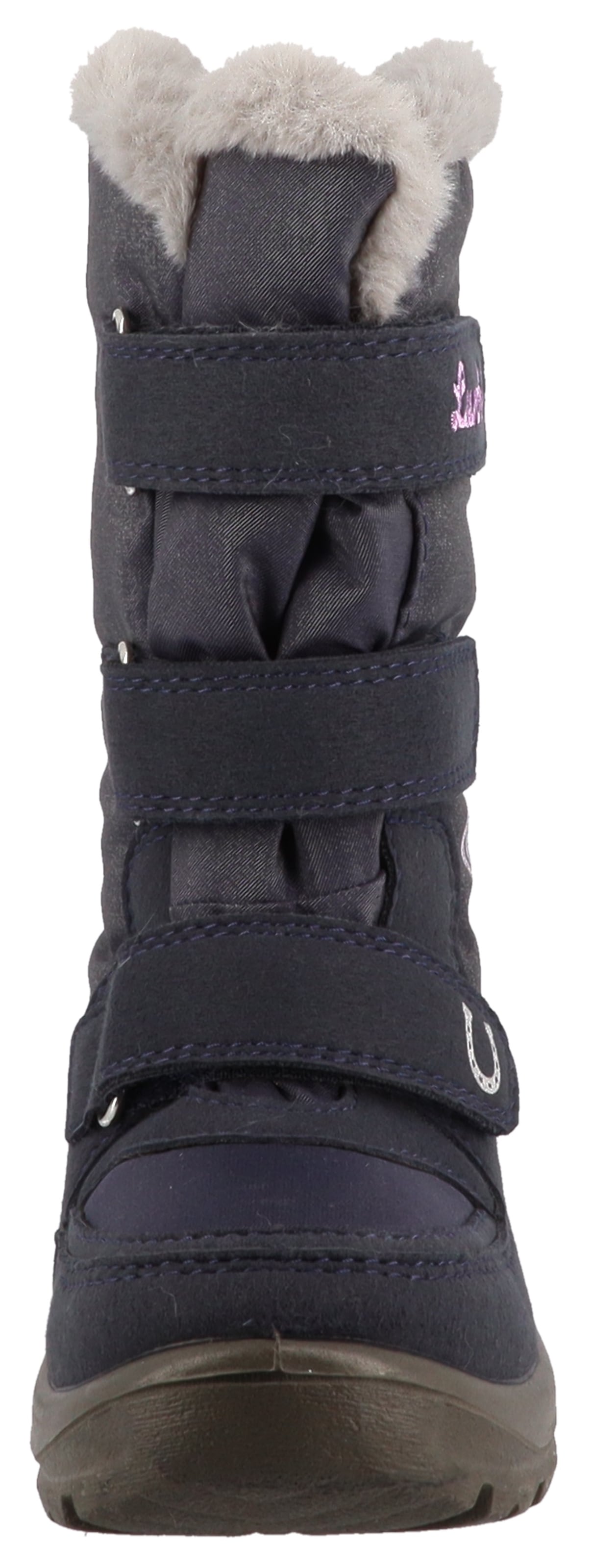 Lurchi Bottes d'hiver »Kiomi SYMPATEX«  bottes à scratch avec paillettes, gabarit de taille à télécharger