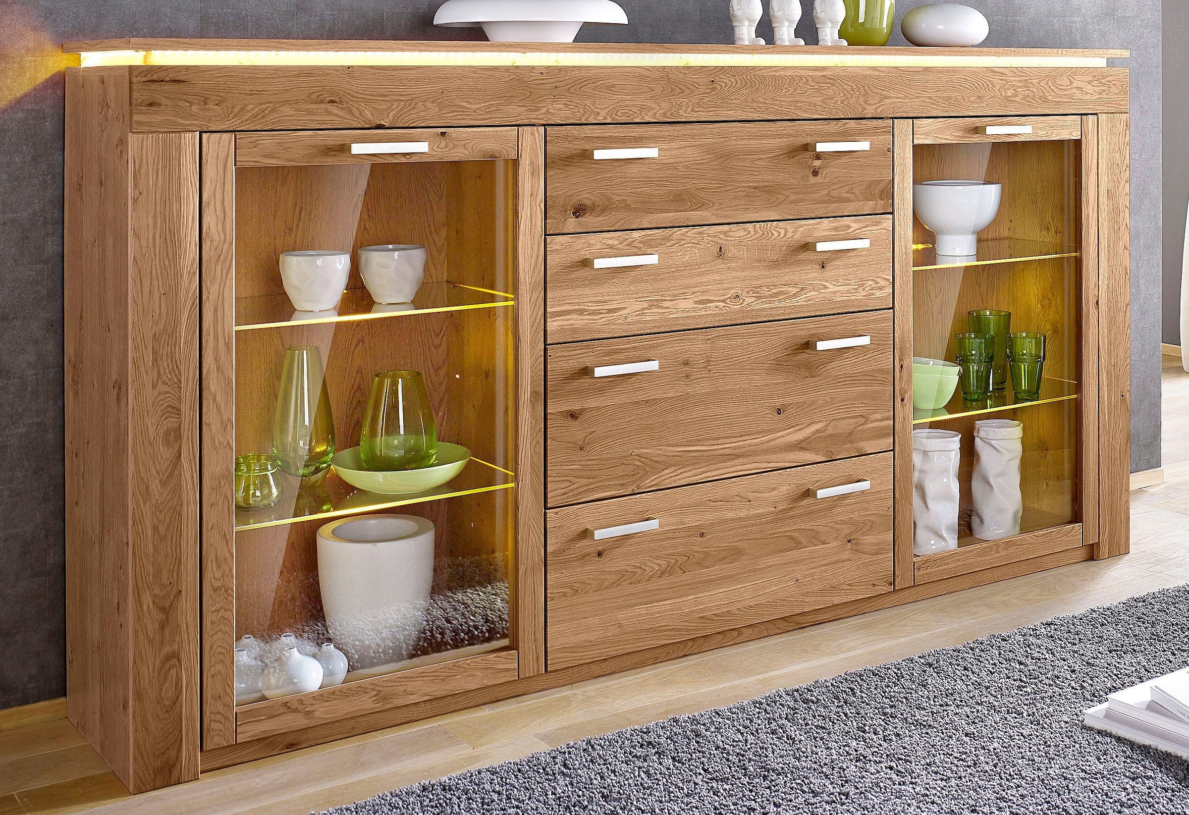 VOGL Möbelfabrik Highboard, Breite 222 cm