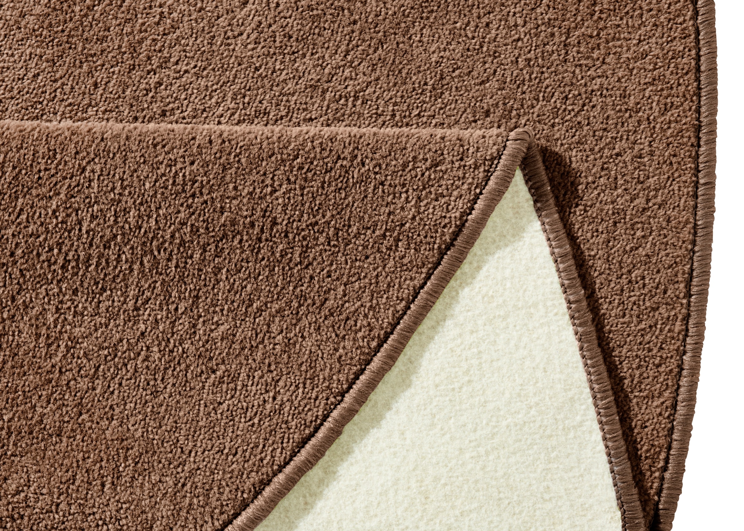 HANSE Home Teppich »Fancy« rund 7 mm Höhe Kurzflor, Weich, Einfarbig, Wohnzimmer, Schlafzimmer, Esszimmer