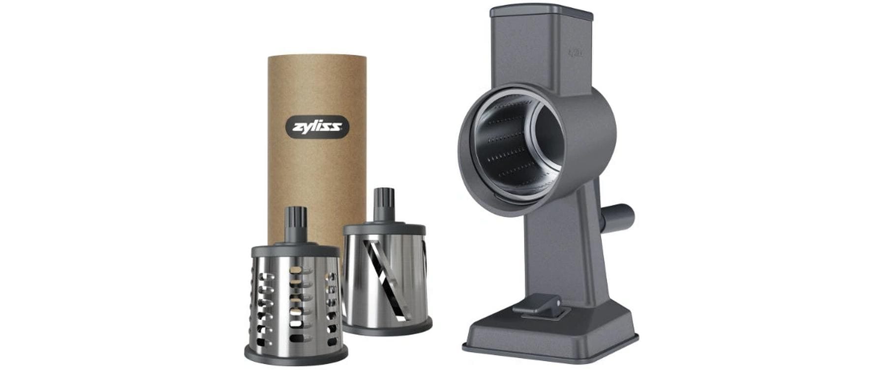 Image of zyliss Trommelreibe "Gourmet Grau/Silber"