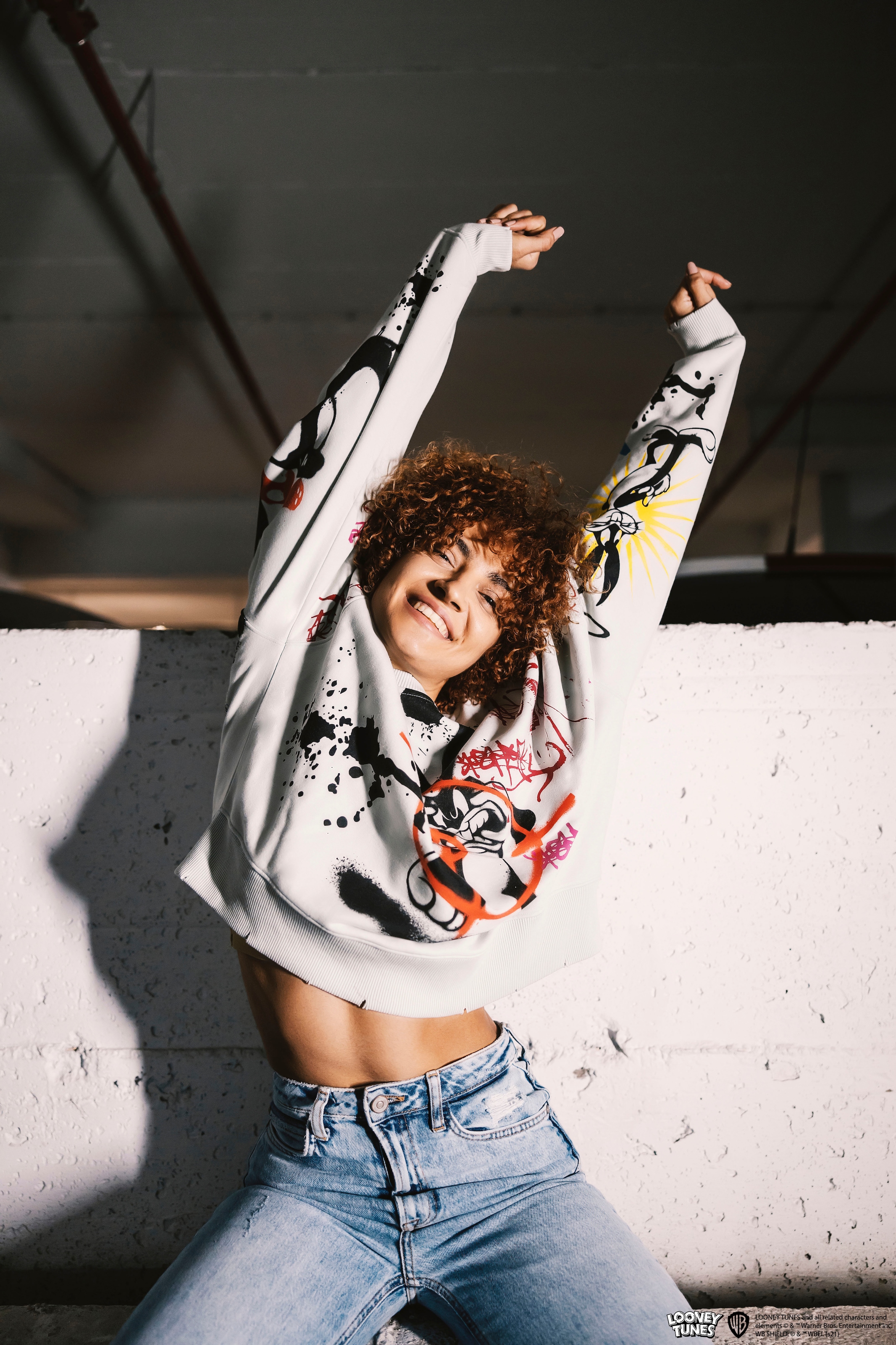 Capelli New York Sweatshirt »Bugs Bunny«, mit Allover-Muster