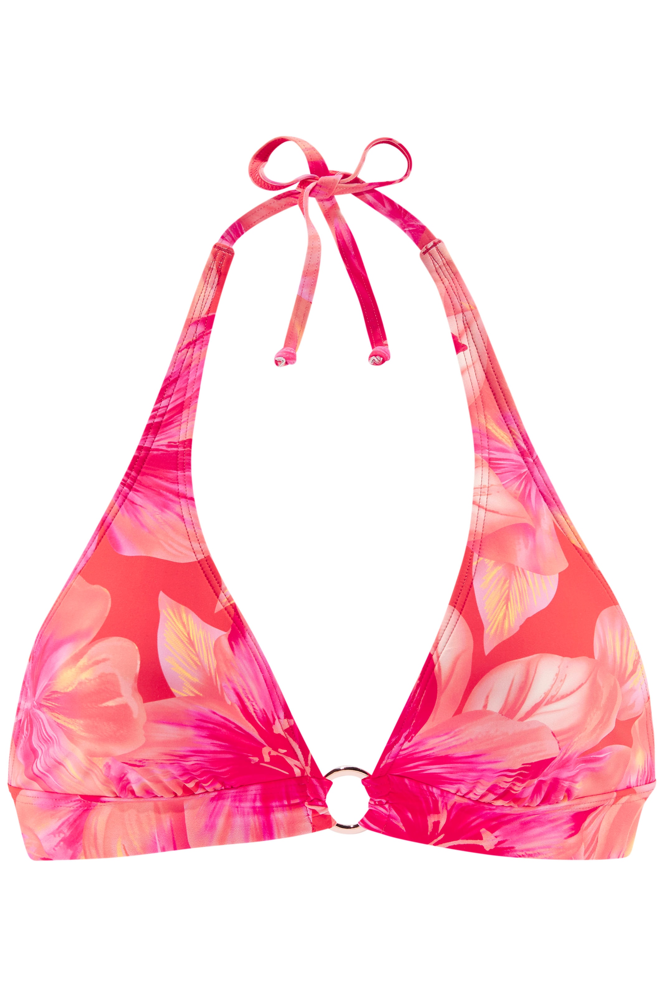 s.Oliver Triangel-Bikini-Top »Jayce«, mit goldfarbenfarbigen Zierring