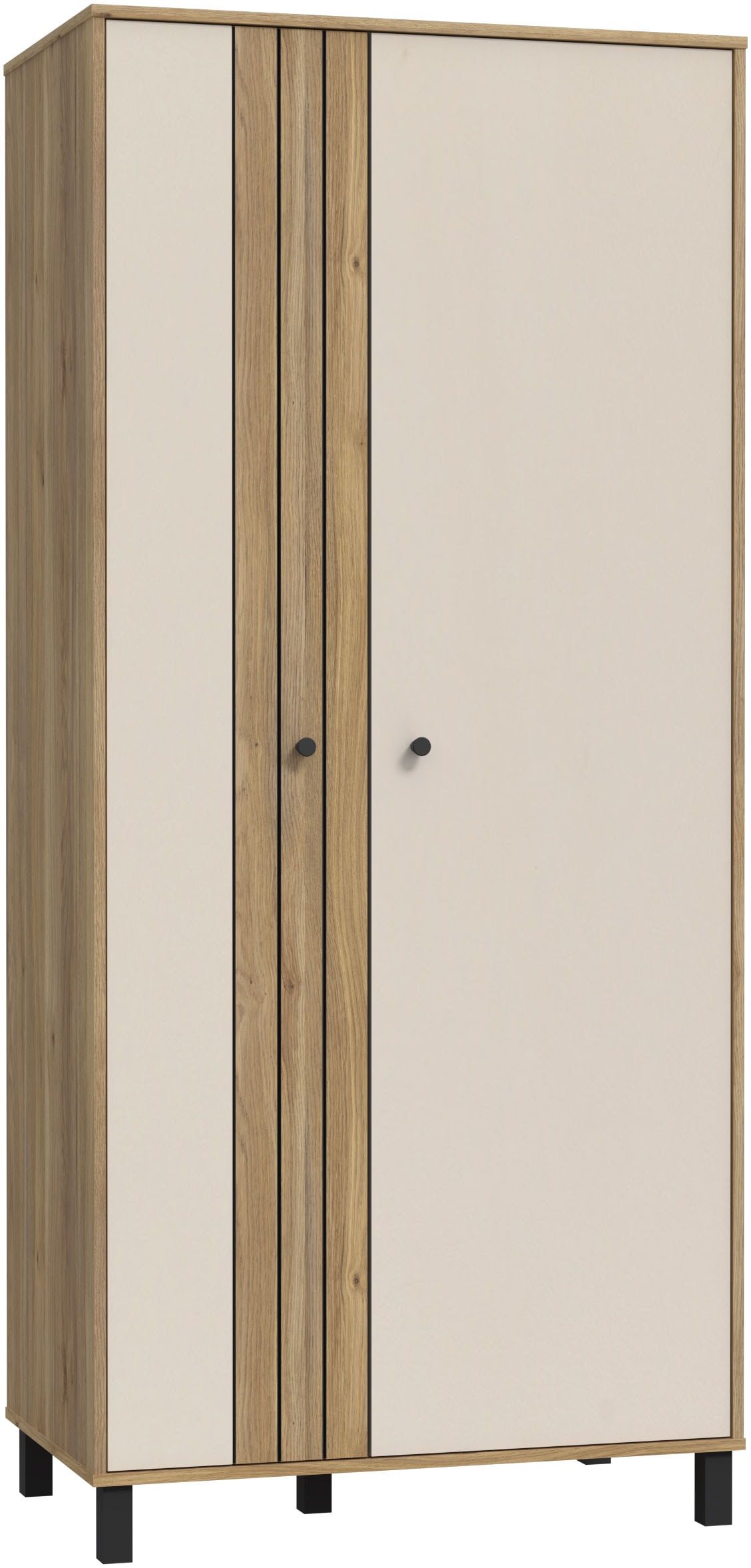 FORTE Highboard »Killarney« Schrank, Stauraum, Soft Close, Kleiderstange