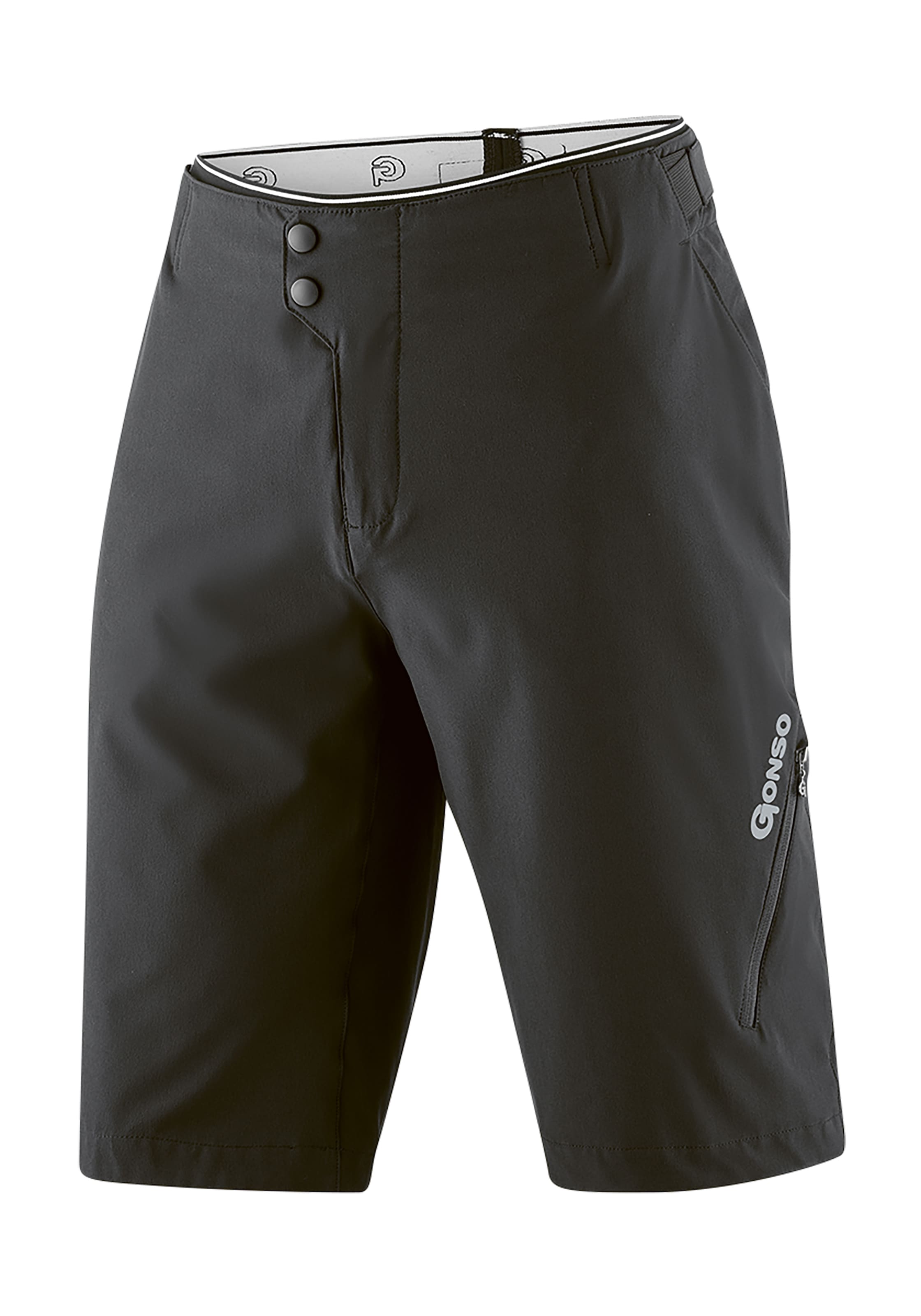 Image of Gonso Fahrradhose "Fumero" kurze Herren Radhose mit Sitzpolster, wasserabweisend und pflegeleicht