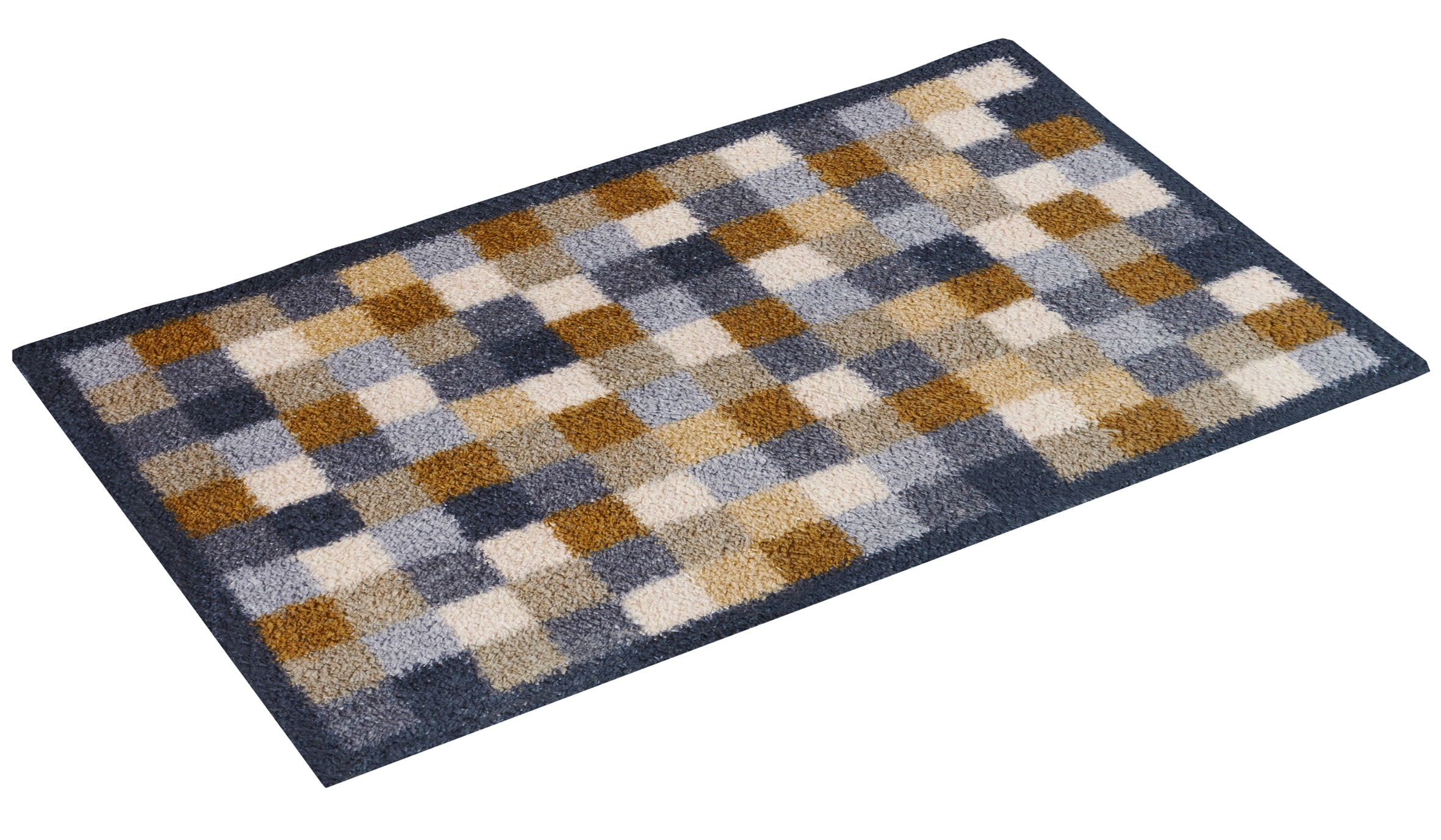 Turtle Mat Tapis de sol »und Läufer Neutral Squares« Rectangulaire 9 mm Höhe