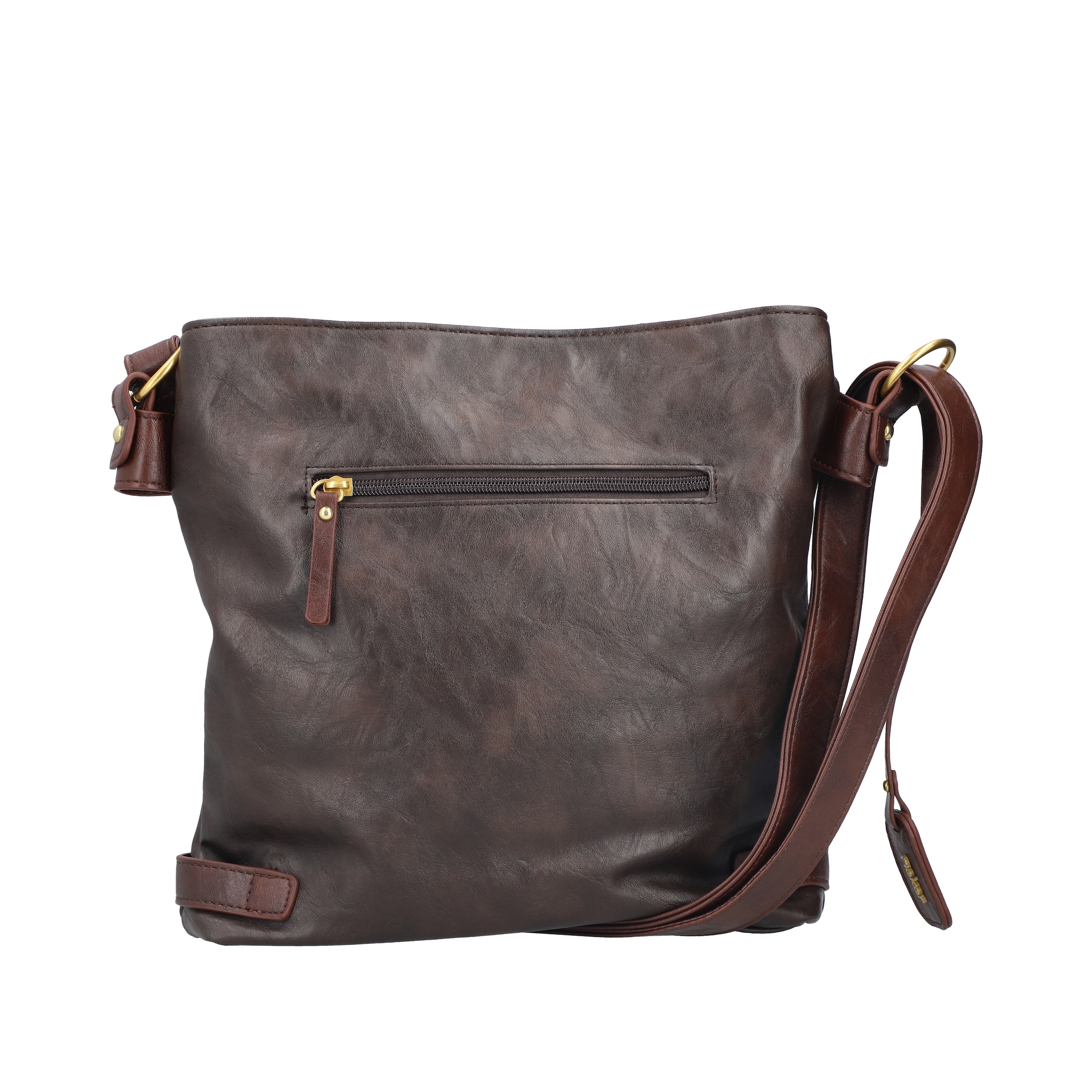 Rieker Sac à bandoulière sac à bandoulière, sac pour femme avec poche arrière zippée pratique