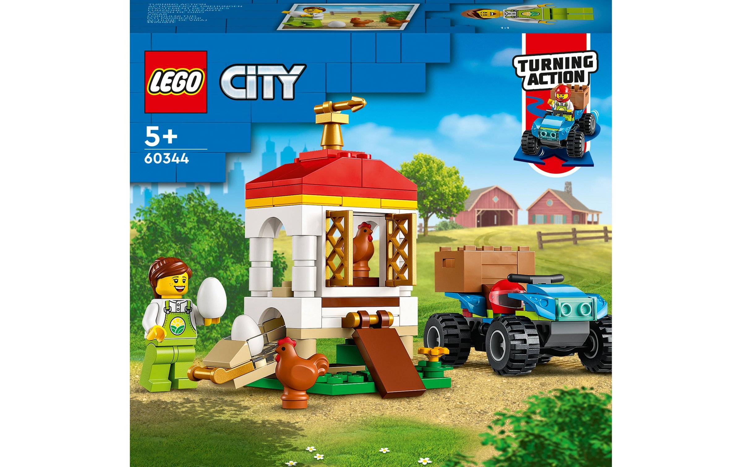 Image of LEGO® Spielbausteine »Hühnerstall 60344«, (101 St.) bei Ackermann Versand Schweiz