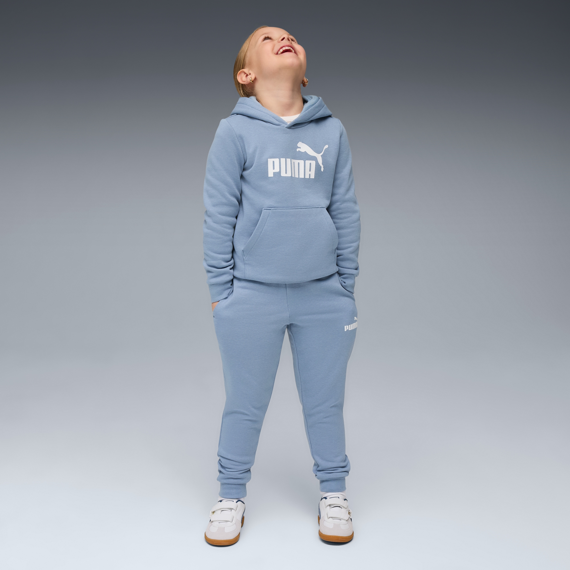 PUMA Trainingsanzug »ESS NO.1 LOGO SWEAT SUIT FL PS«, (2 tlg.)