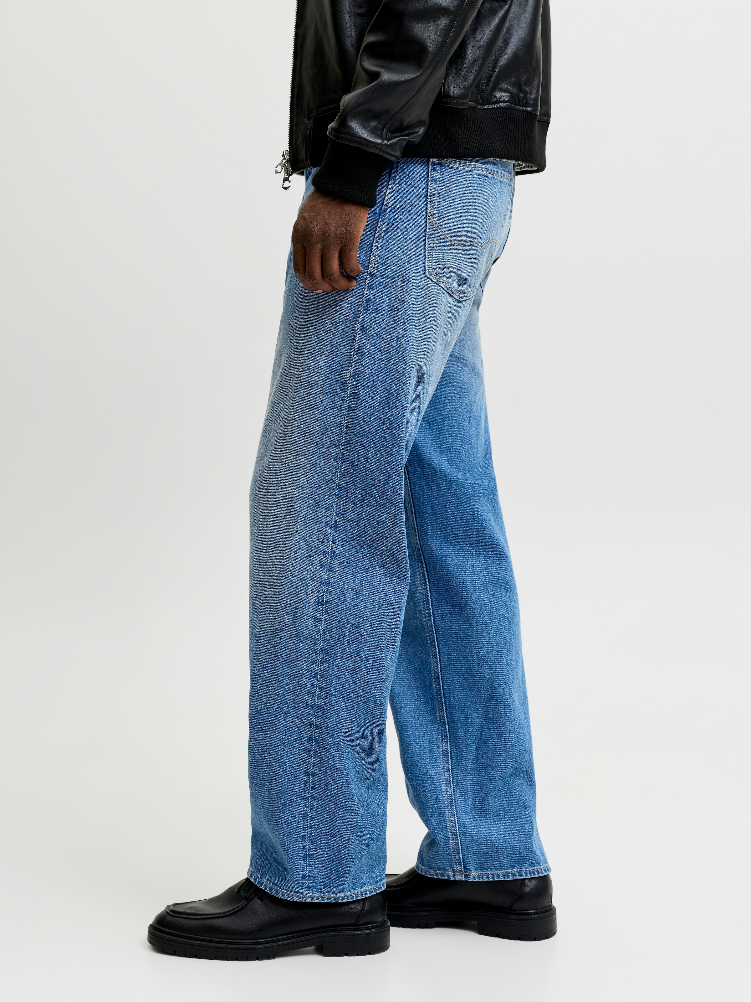 Jack & Jones PlusSize Jeans Relax-fit »JJICHRIS JJORIGINAL AT 044 SN PLS« coton, coupe décontractée