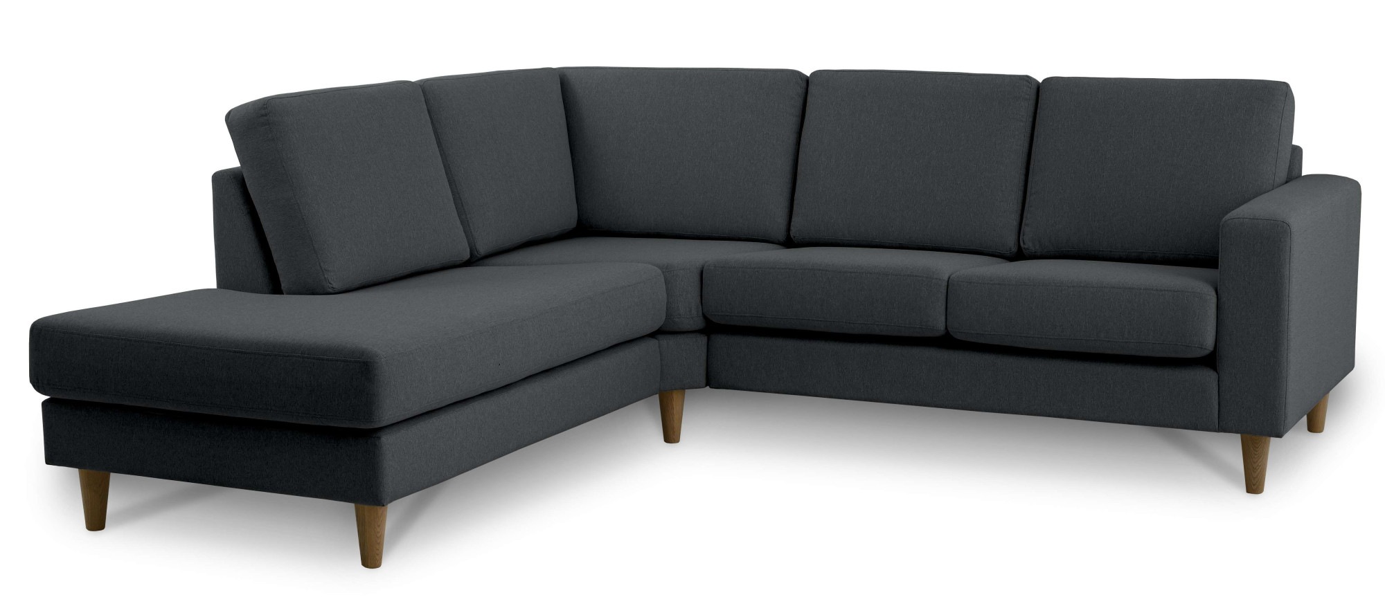 andas Ecksofa »Tvinno«, im skandinavischen Stil, L-Form, mit Massivholzfüssen, Breite 230 cm