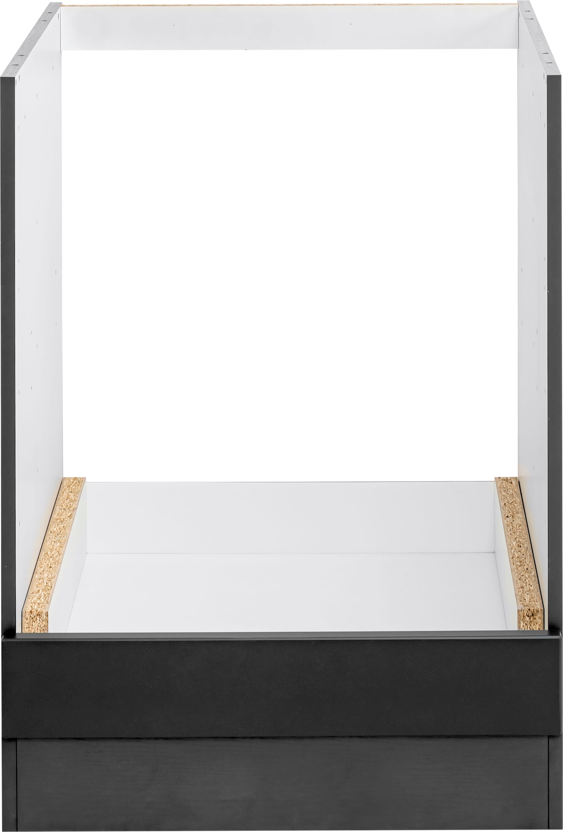 KOCHSTATION Herdumbauschrank »KS-Bruneck« Herdumbauschrank >>Bruneck<< 60 cm breit, hochwertige MDF-Fronten