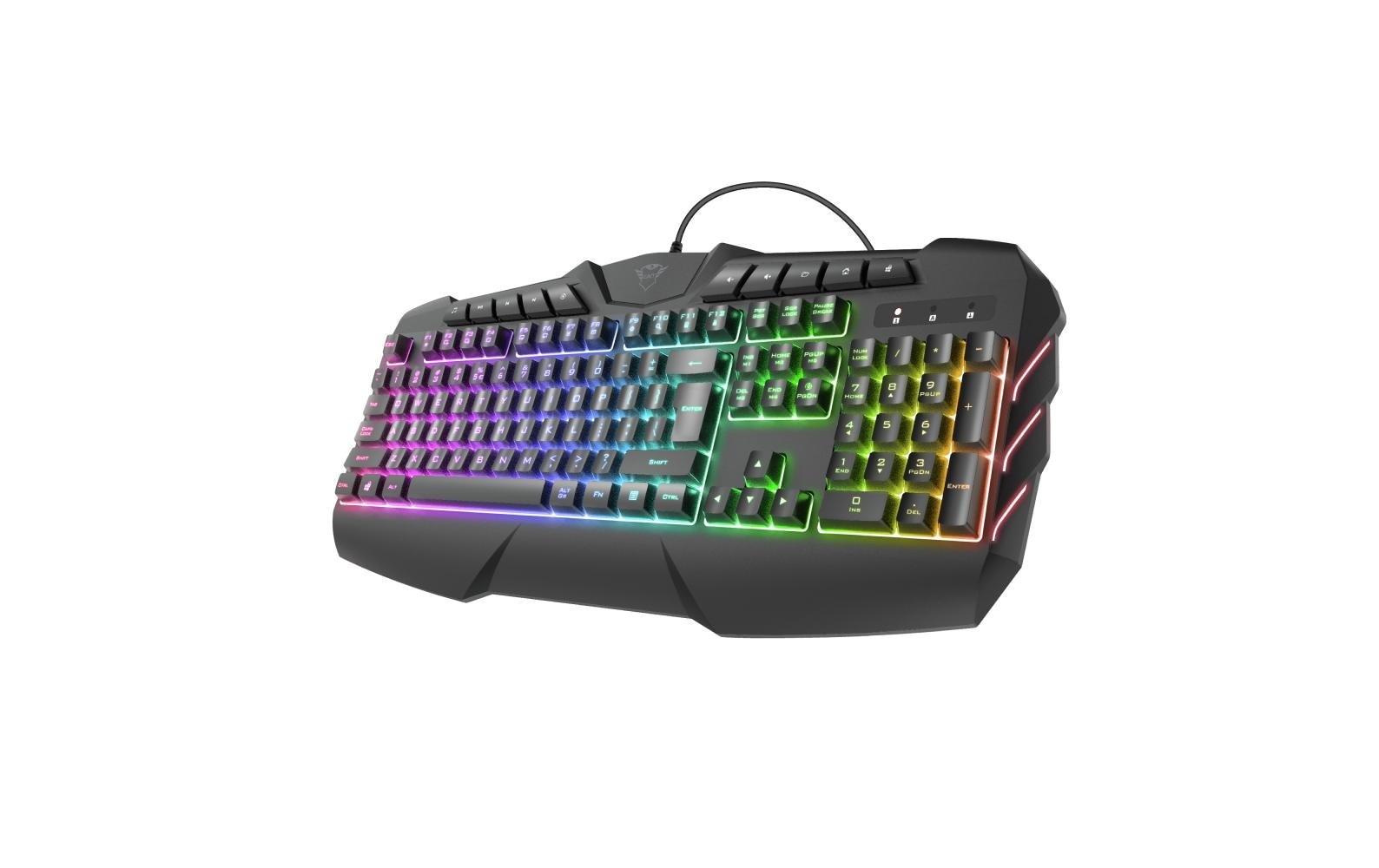 Trust Gaming-Tastatur »GXT 881 ODYSS QWERTZ (CH) Layout«, (Ziffernblock)