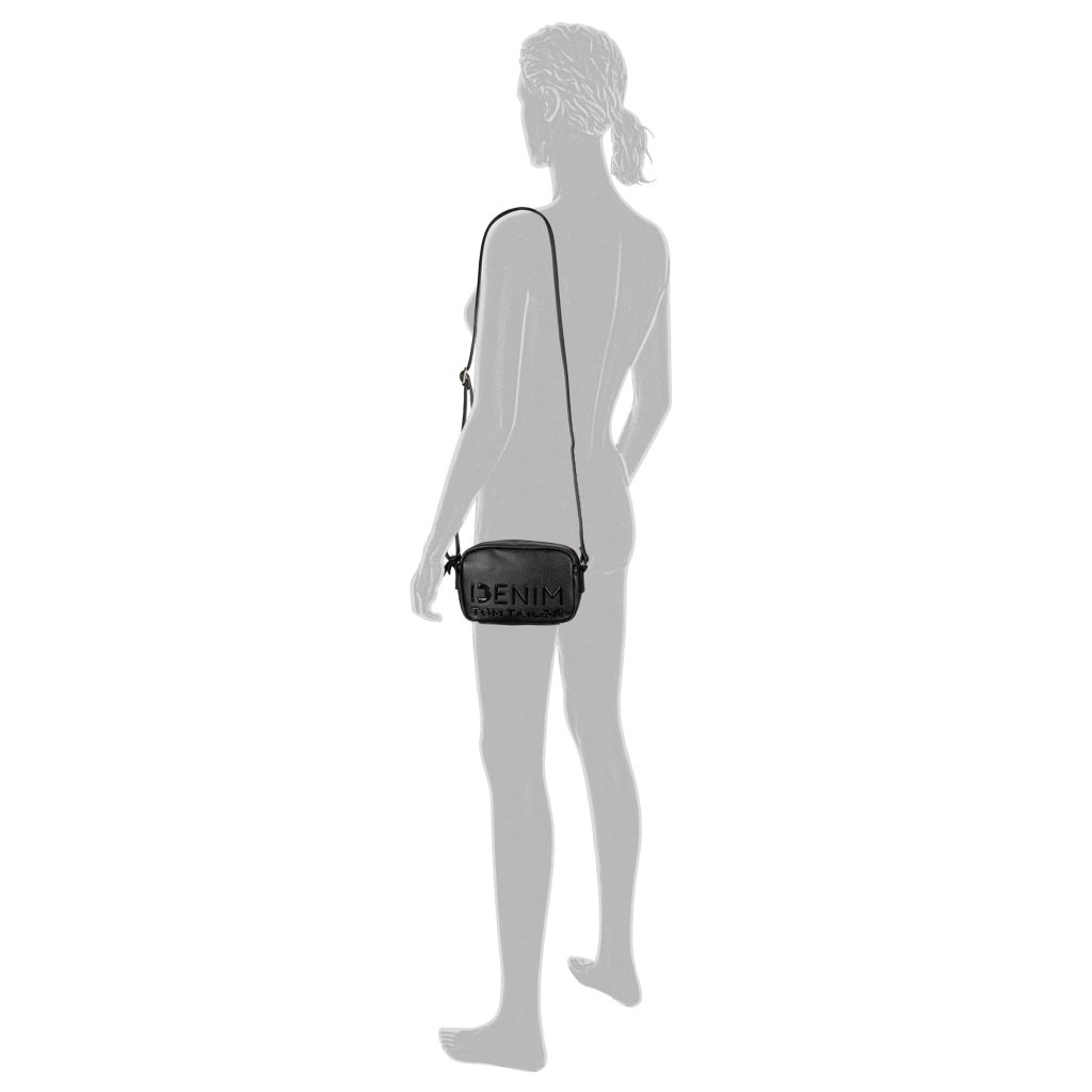 TOM TAILOR Denim Sac à main »Aveline« Sac bandoulière femme, sac épaule avec logo 3D brillant