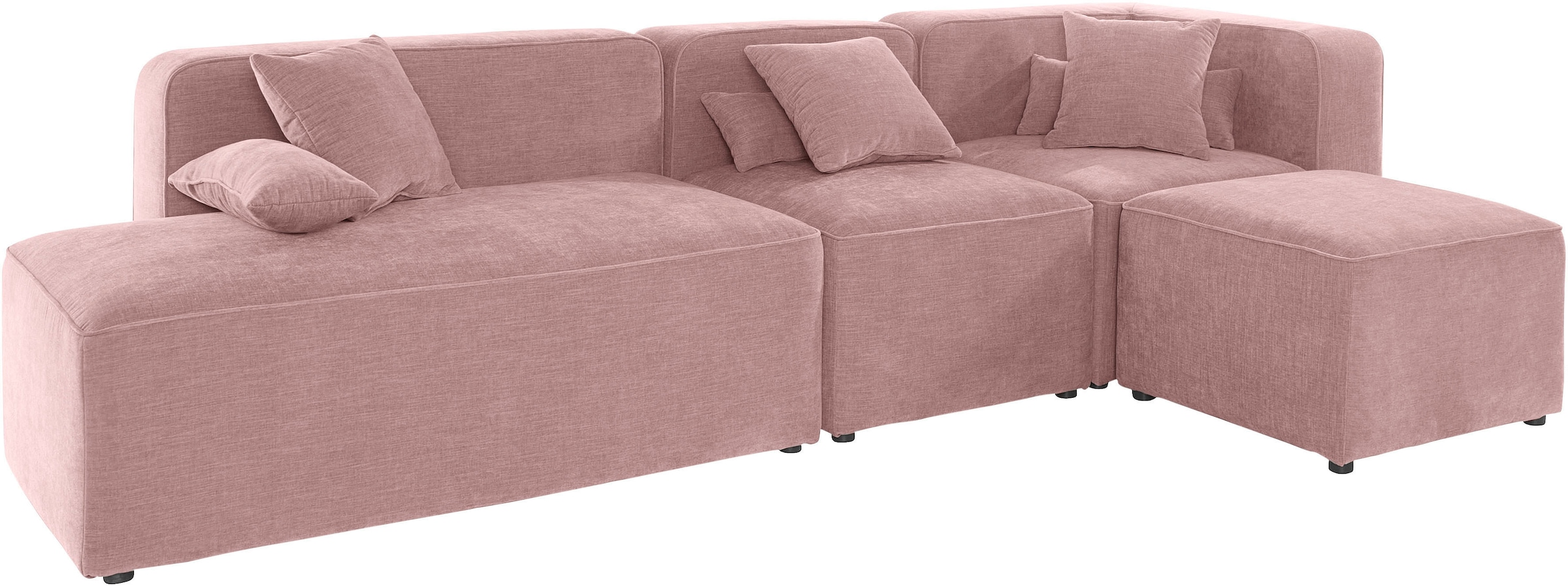 Home affaire Ecksofa »Sundstrup L-Form« Modulserie, individuelle Zusammenstellung
