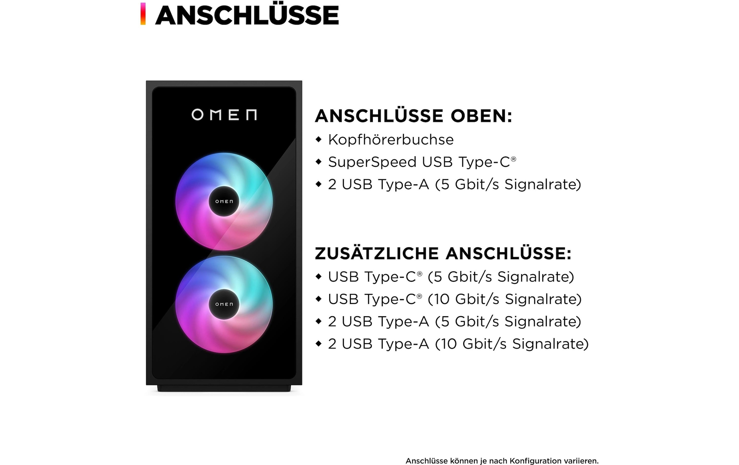 HP Gaming-PC »OMEN 35L GT16-0770nz«