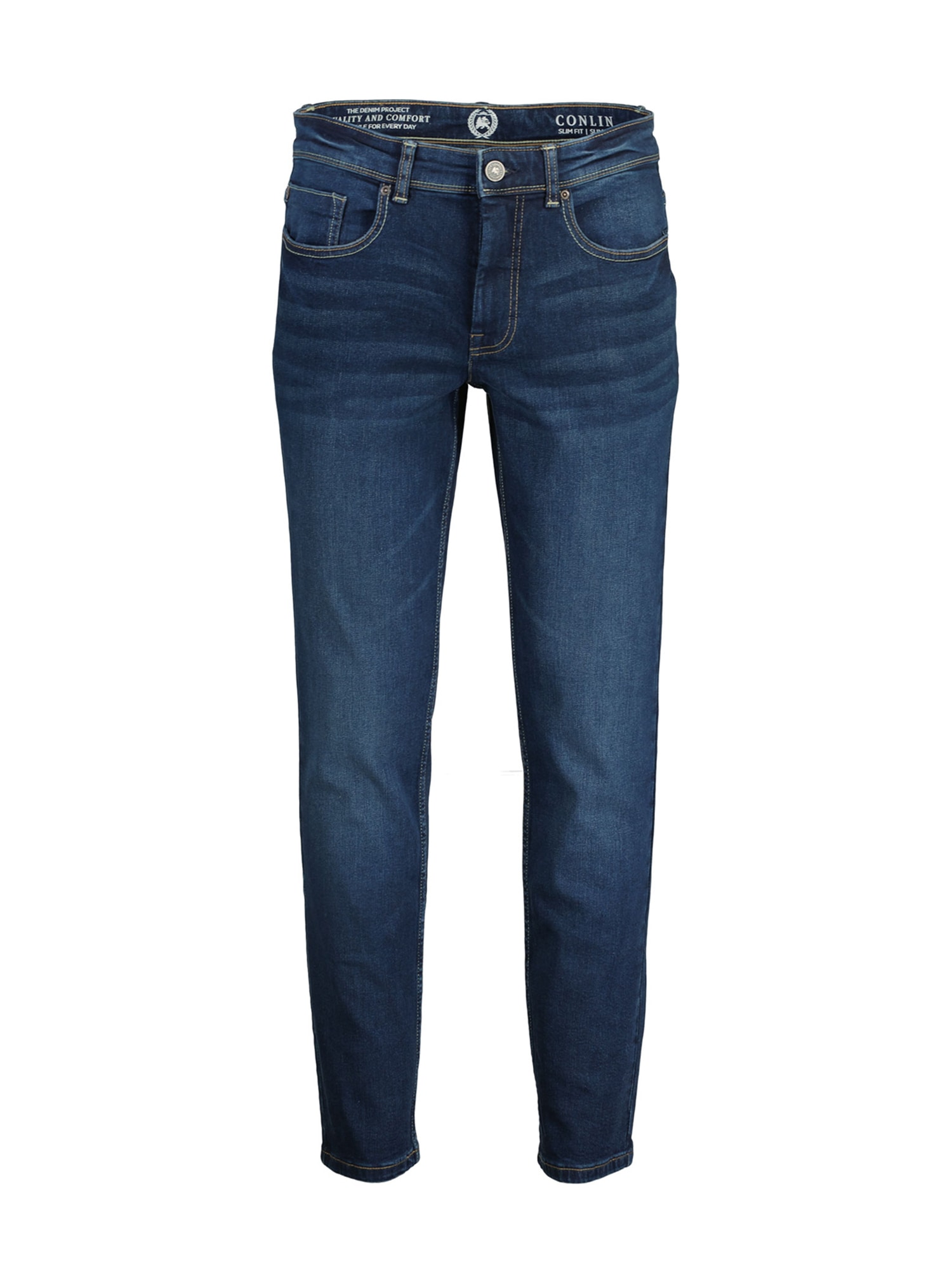 Image of LERROS Slim-fit-Jeans "CONLIN 5-Pocket Stretch-Denim, SLIM FIT, unifarben"