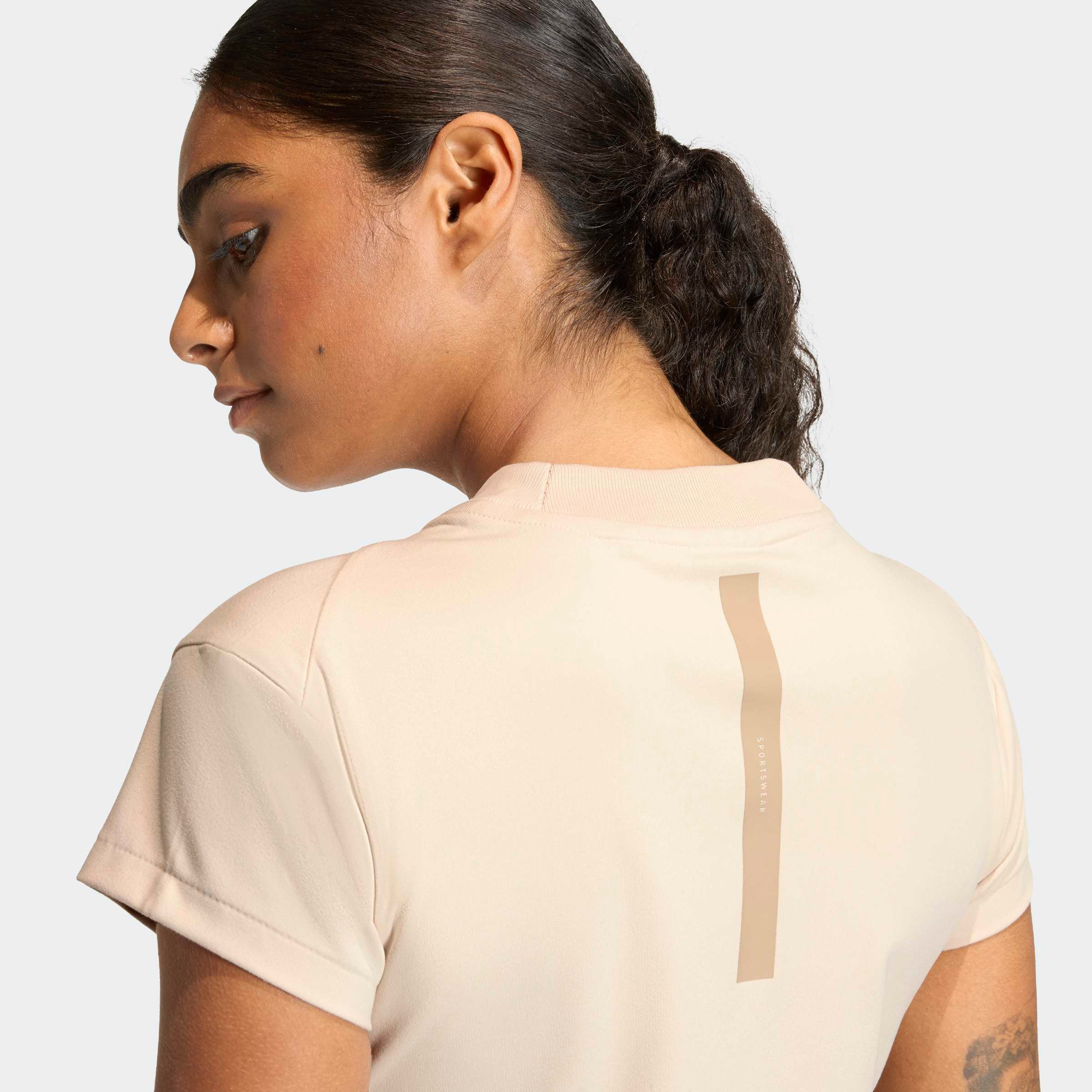 adidas Sportswear T-shirt »W Z.N.E. BB TEE« style sportif, sans fermeture, en polyester
