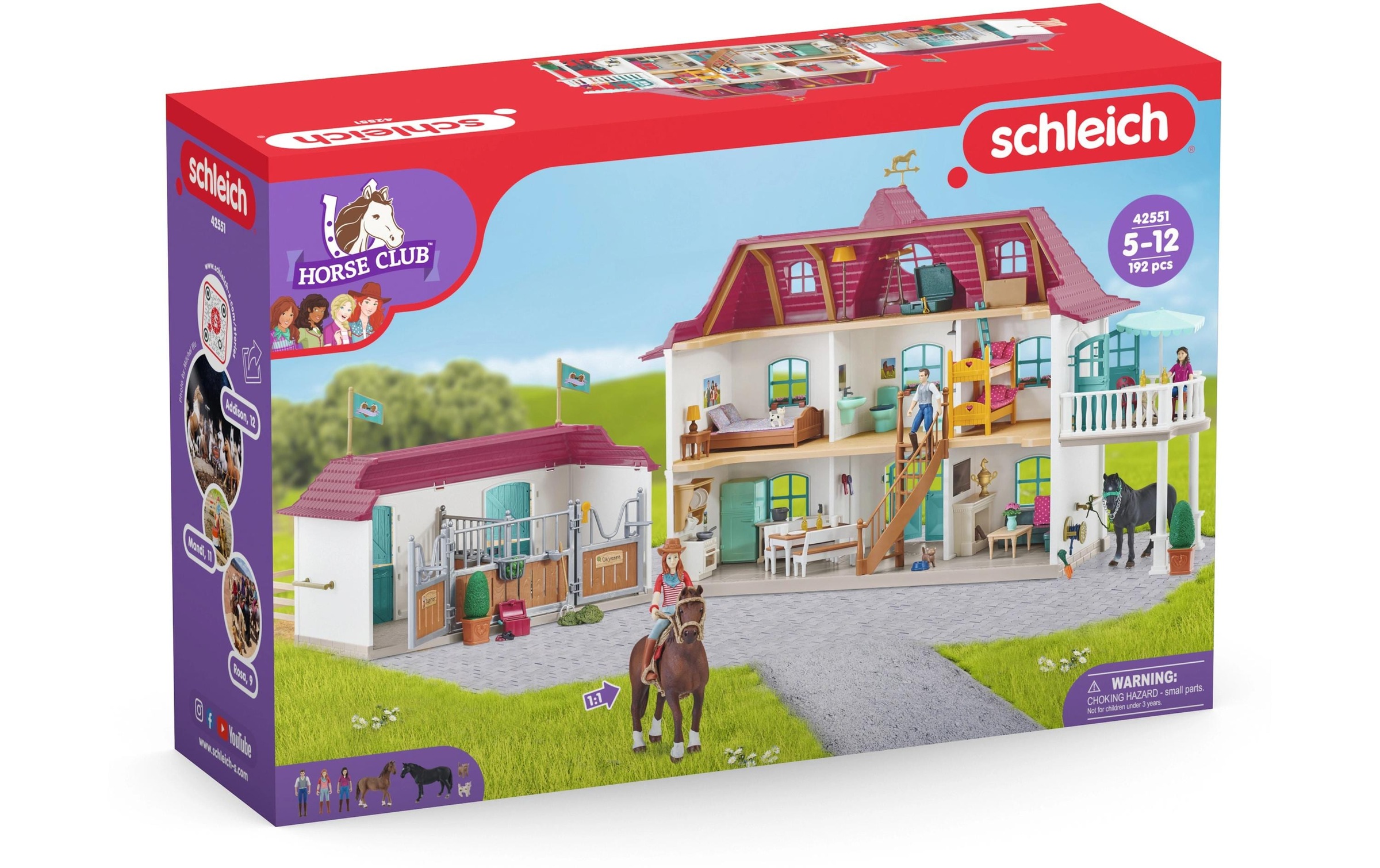 Schleich® Spielfigur »Horse Club Lakeside: Pferdehof«