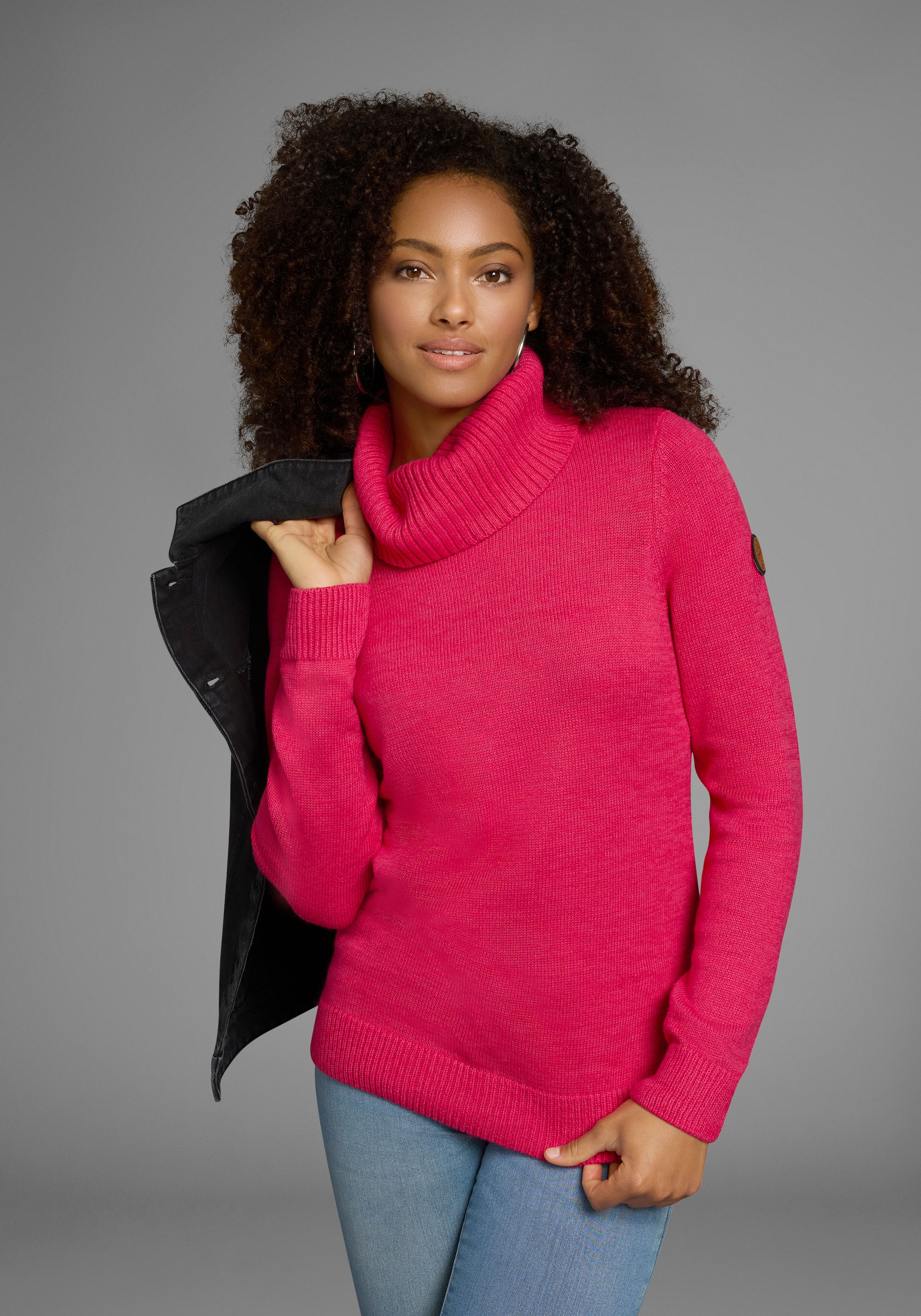 KangaROOS Pull à col roulé in klassischer Form