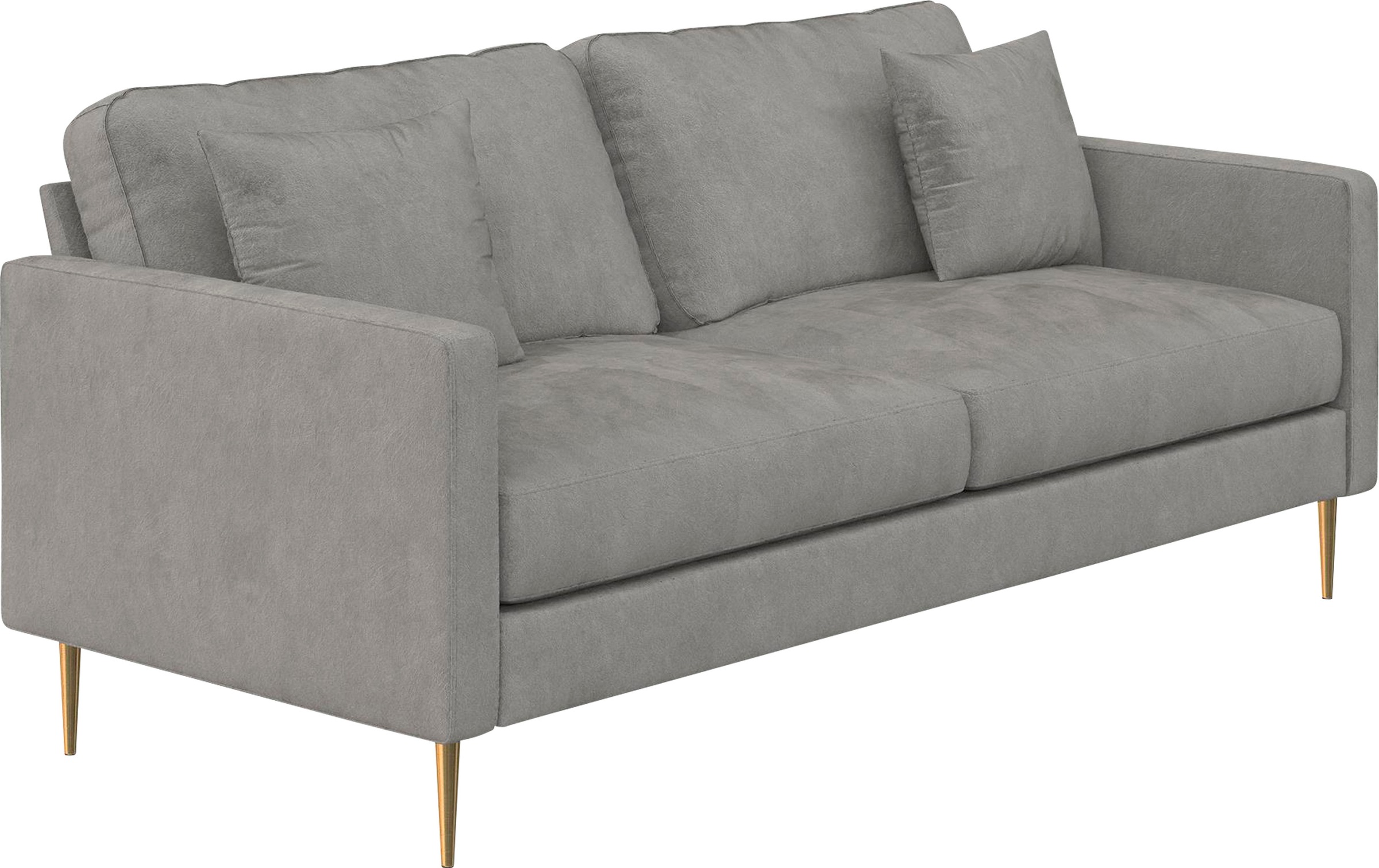 CosmoLiving by Cosmopolitan 3-Sitzer »Highland«, (1 St.), pflegeleichter Veloursbezug, Sitz und Rücken gepolstert, Sitzhöhe 46cm