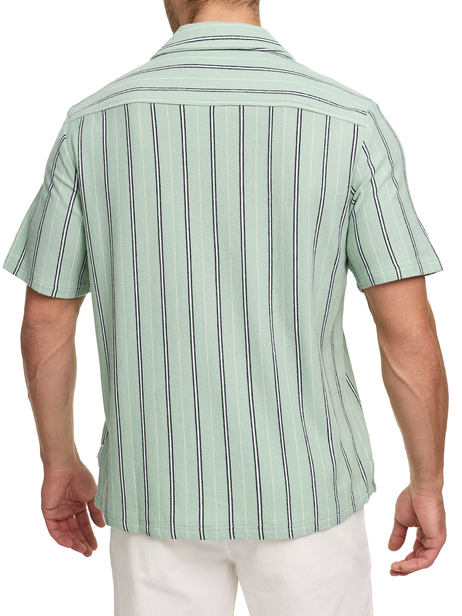 Indicode Chemise à manches courtes »INShitake«